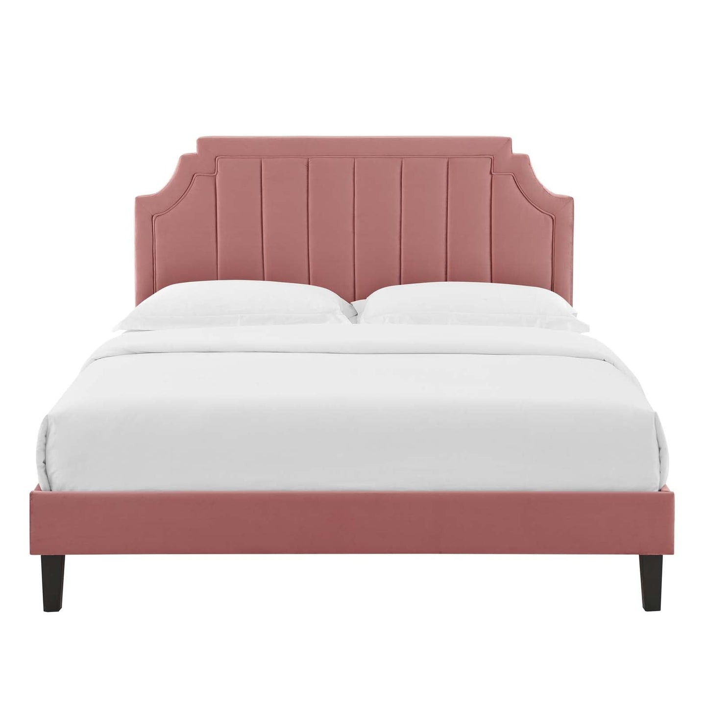 Modway Sienna Performance Velvet King Platform Bed | Beds | Modishstore-12