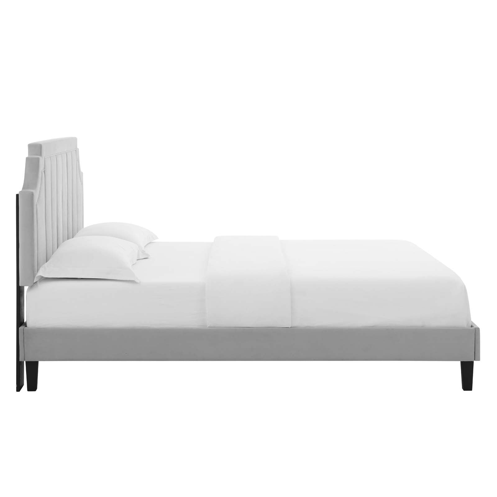 Modway Sienna Performance Velvet King Platform Bed | Beds | Modishstore-18