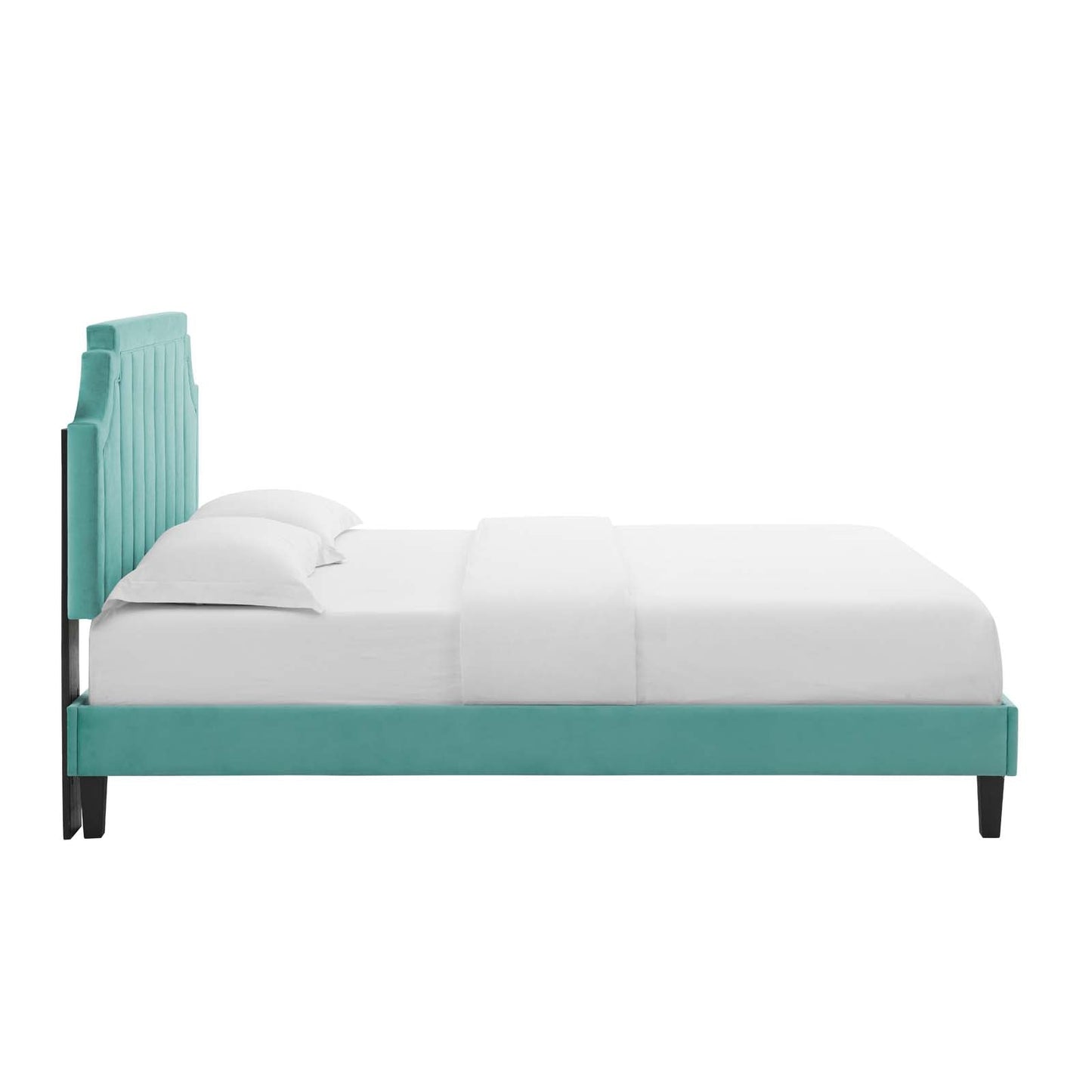Modway Sienna Performance Velvet King Platform Bed | Beds | Modishstore-25