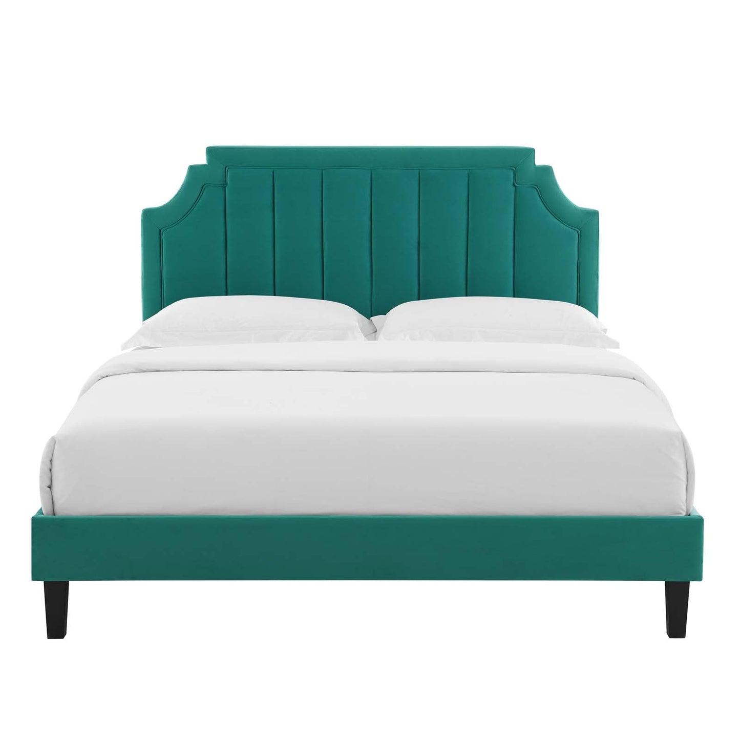 Modway Sienna Performance Velvet King Platform Bed | Beds | Modishstore-47