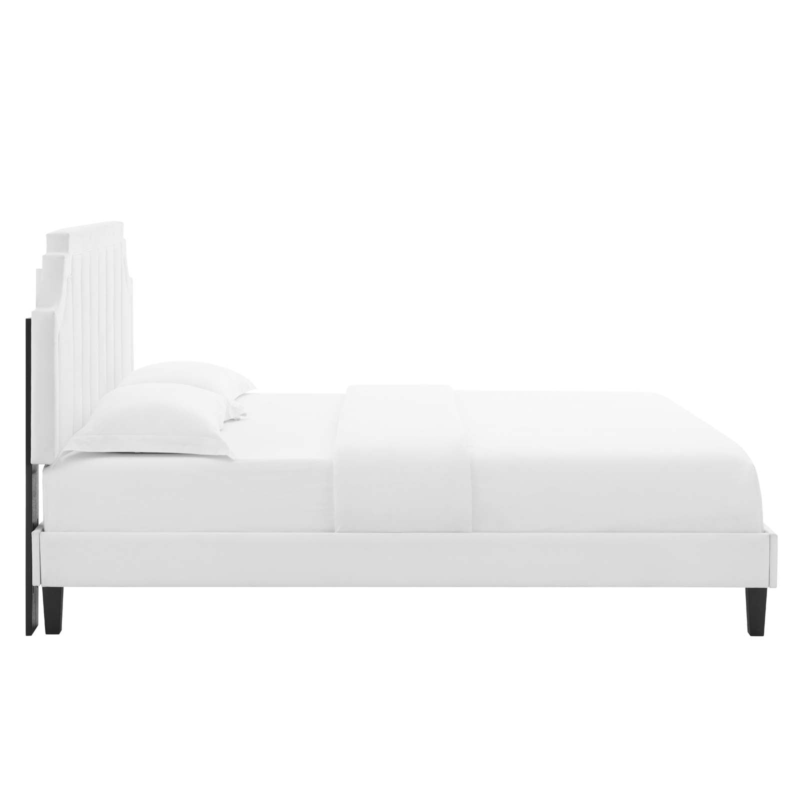 Modway Sienna Performance Velvet King Platform Bed | Beds | Modishstore-53