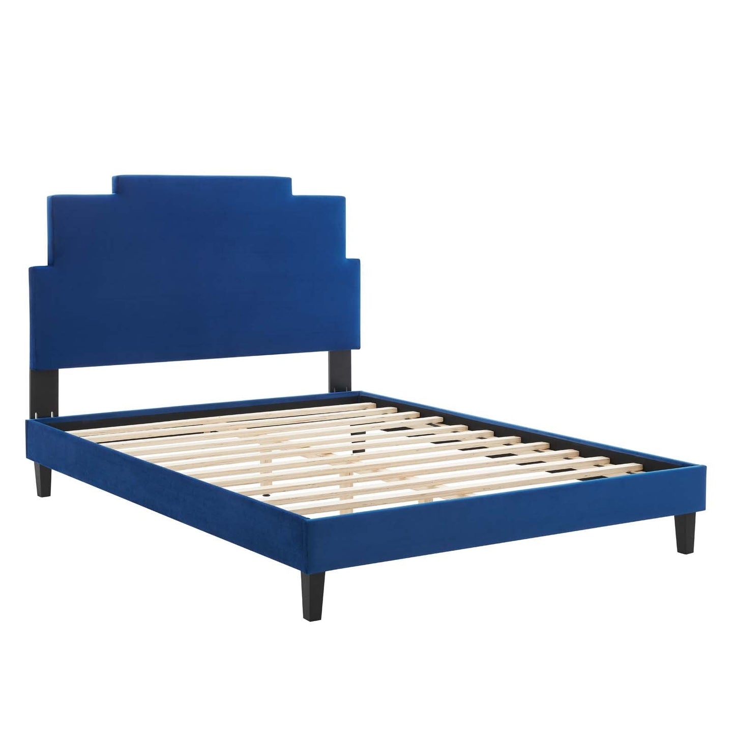 Modway Lindsey Performance Velvet Full Platform Bed | Beds | Modishstore-20