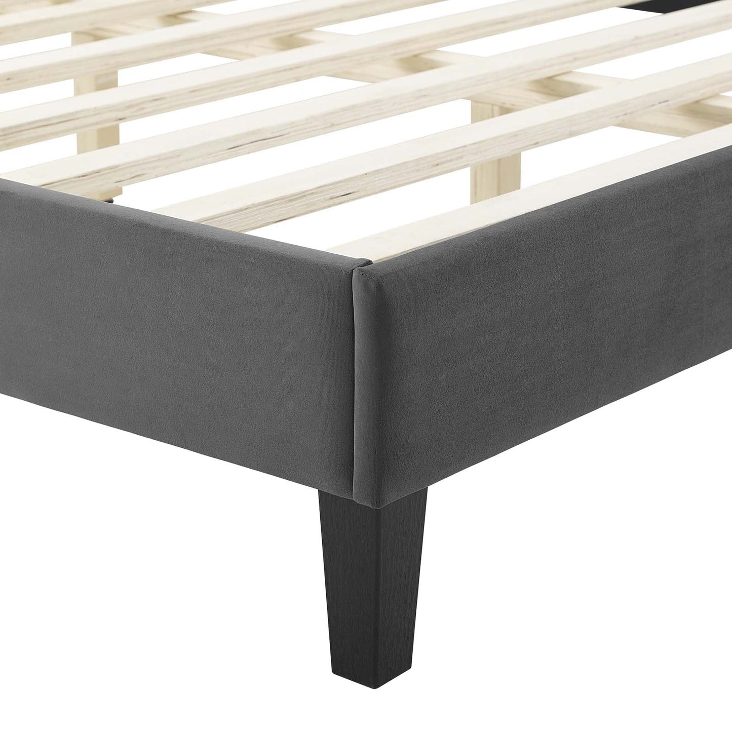 Modway Phillipa Performance Velvet Full Platform Bed | Beds | Modishstore-4
