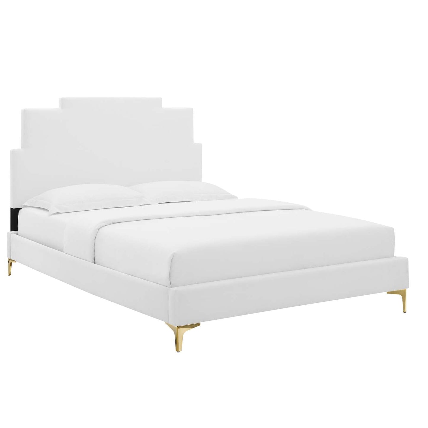 Modway Lindsey Performance Velvet King Platform Bed | Beds | Modishstore-58