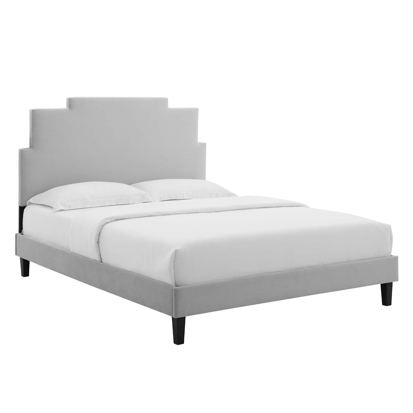 Modway Lindsey Performance Velvet King Platform Bed | Beds | Modishstore-18