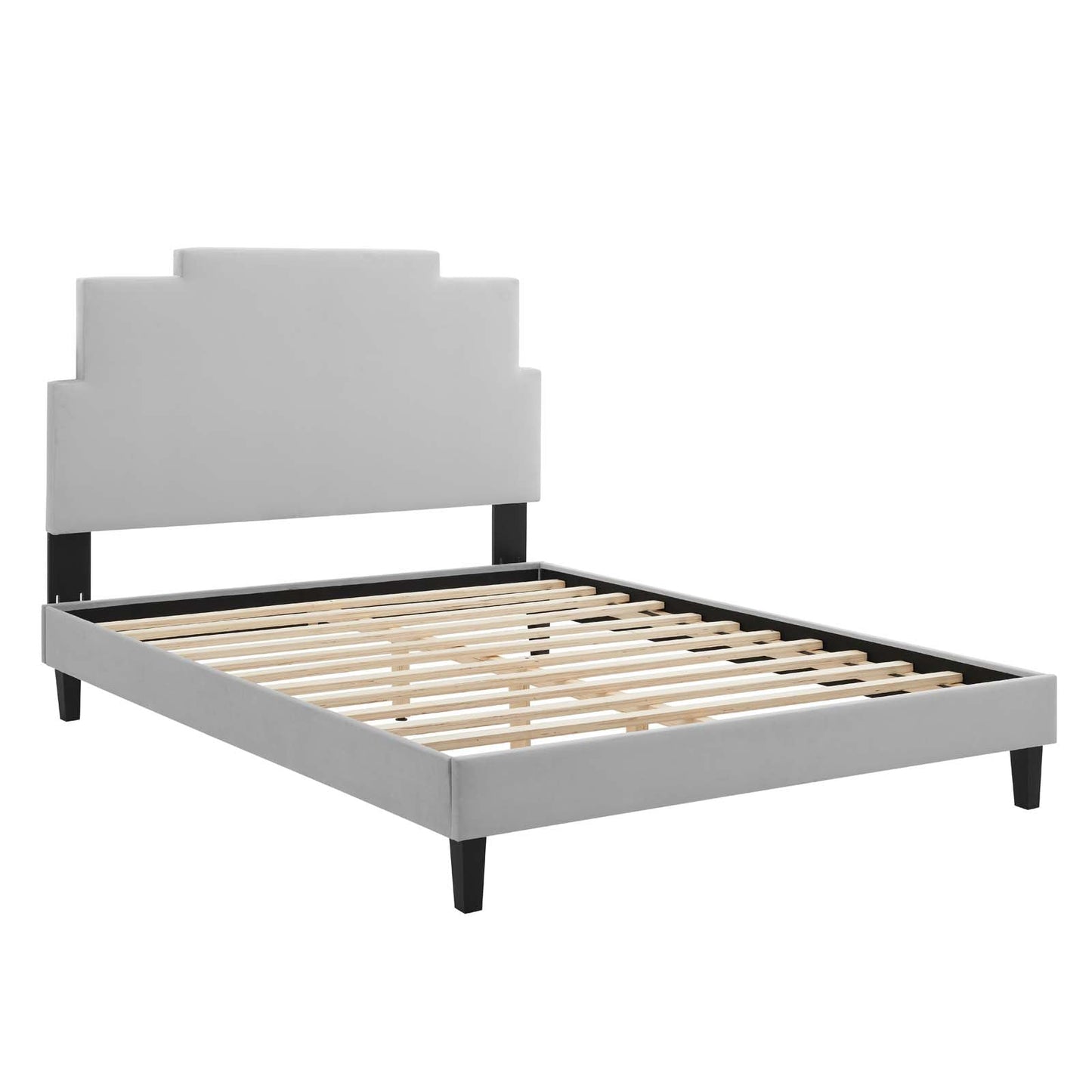 Modway Lindsey Performance Velvet King Platform Bed | Beds | Modishstore-19