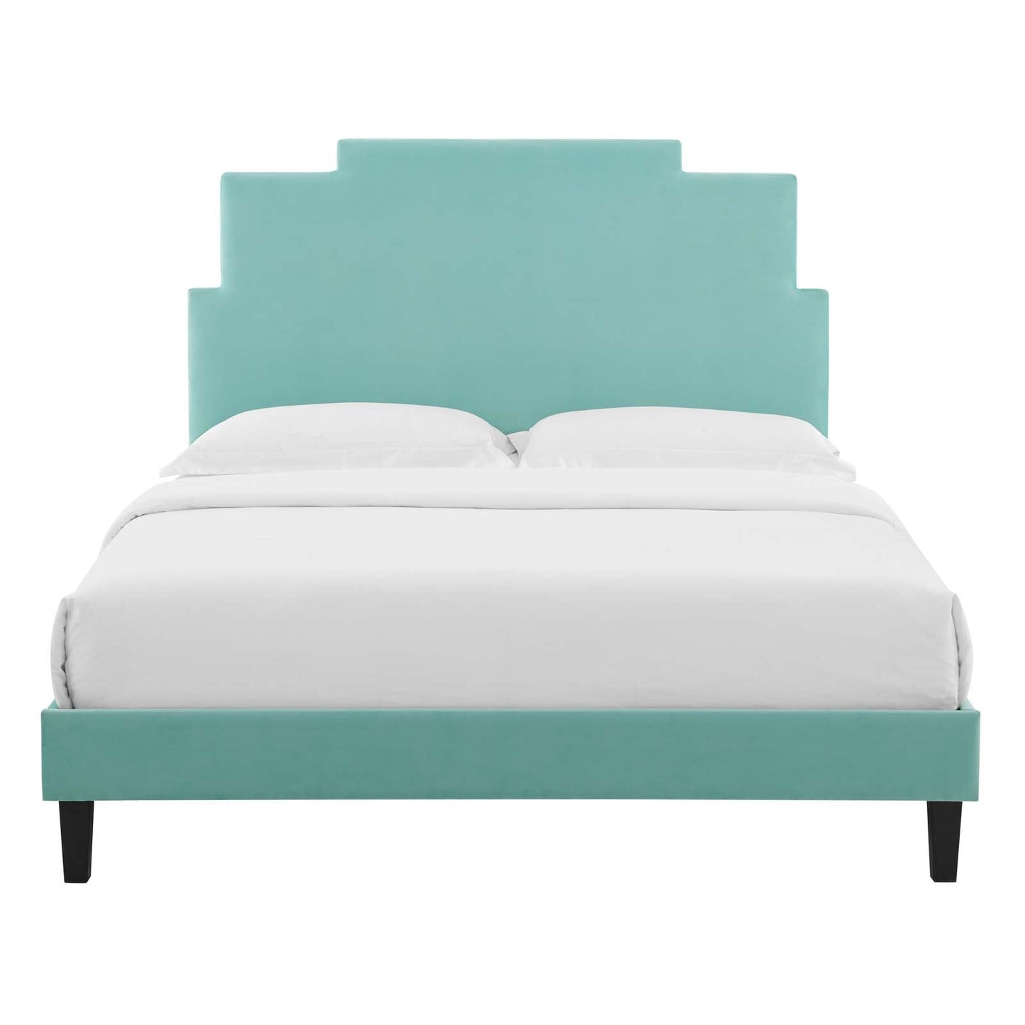 Modway Lindsey Performance Velvet King Platform Bed | Beds | Modishstore-32
