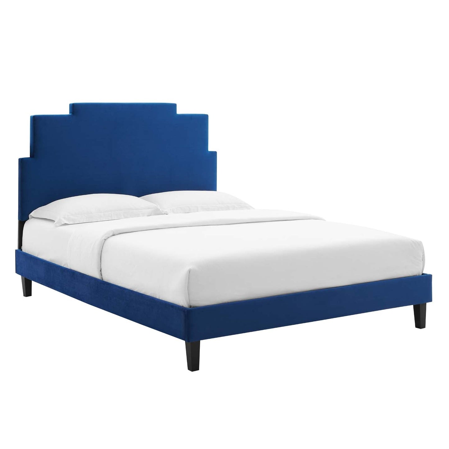 Modway Lindsey Performance Velvet King Platform Bed | Beds | Modishstore-34
