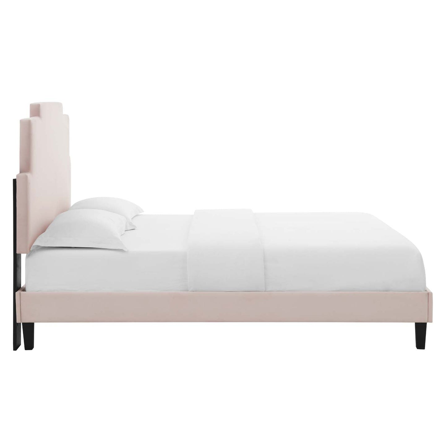 Modway Lindsey Performance Velvet King Platform Bed | Beds | Modishstore-47