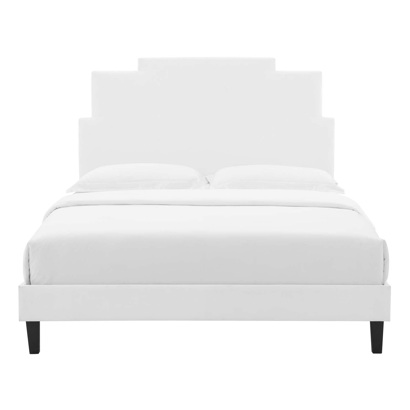 Modway Lindsey Performance Velvet King Platform Bed | Beds | Modishstore-62
