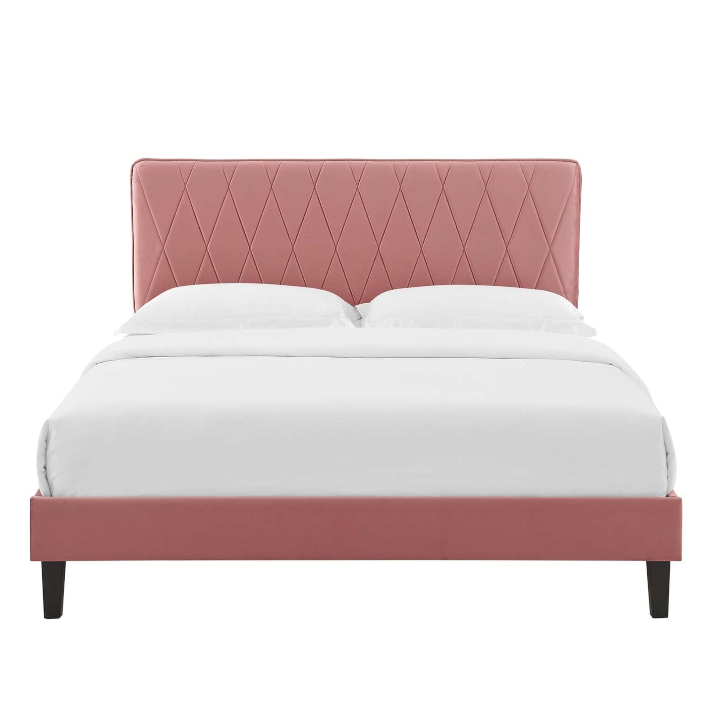 Modway Phillipa Performance Velvet King Platform Bed | Beds | Modishstore-15