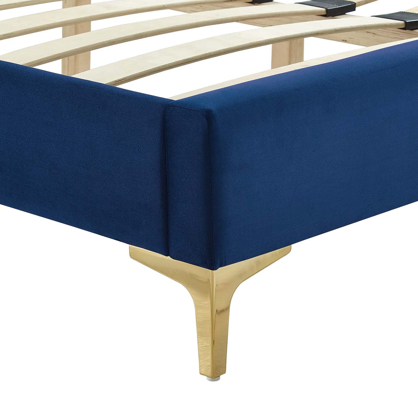 Zahra Channel Tufted Performance Velvet Queen Platform Bed By Modway - MOD-6978 | Beds | Modishstore - 21