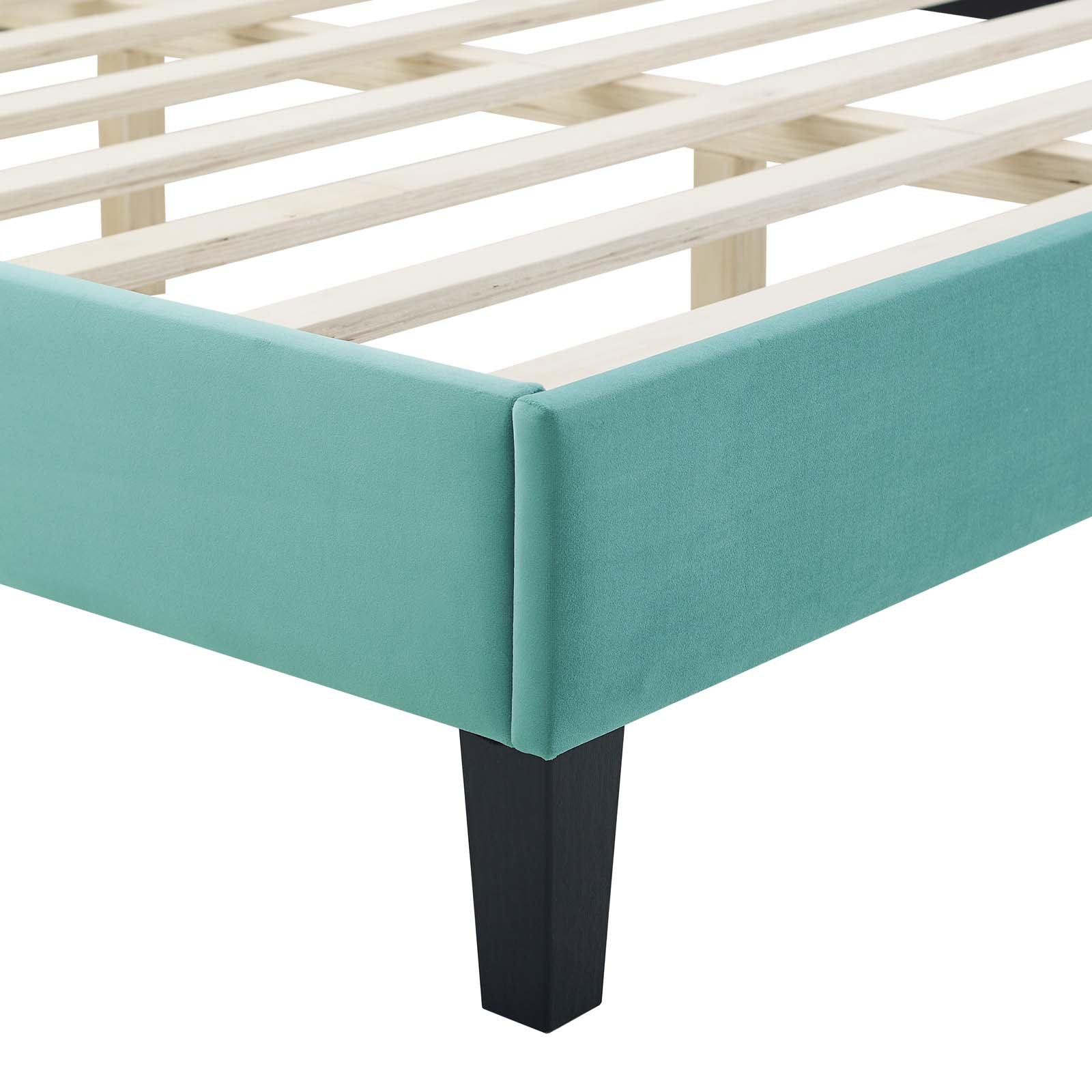Modway Peyton Performance Velvet King Platform Bed | Beds | Modishstore-17