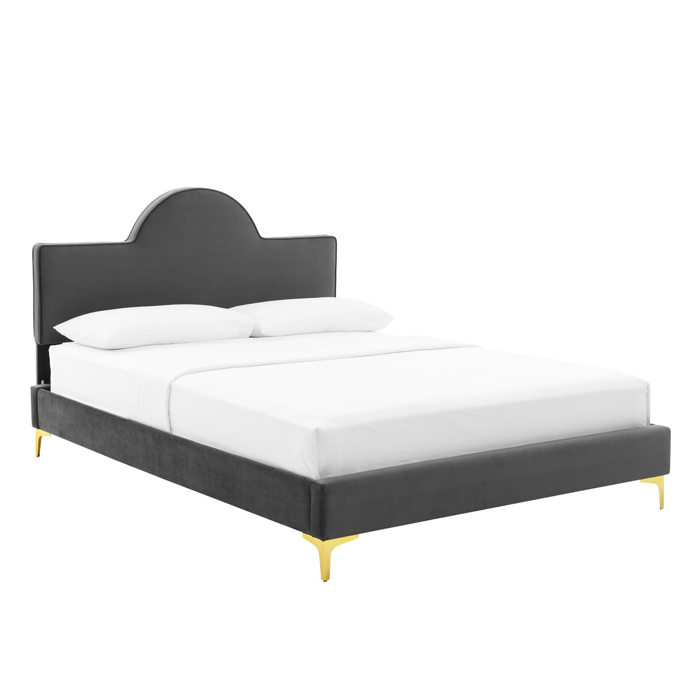 Sunny Performance Velvet Twin Bed By Modway | Beds | Modishstore-2