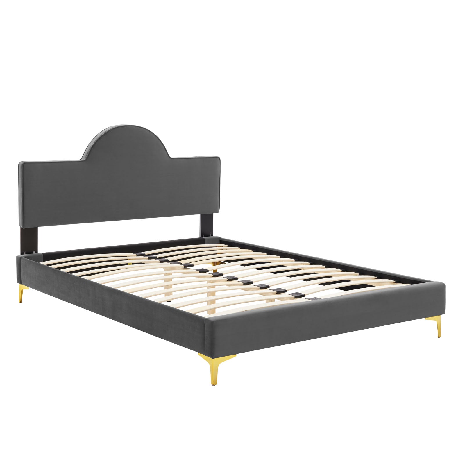 Sunny Performance Velvet Twin Bed By Modway | Beds | Modishstore-3