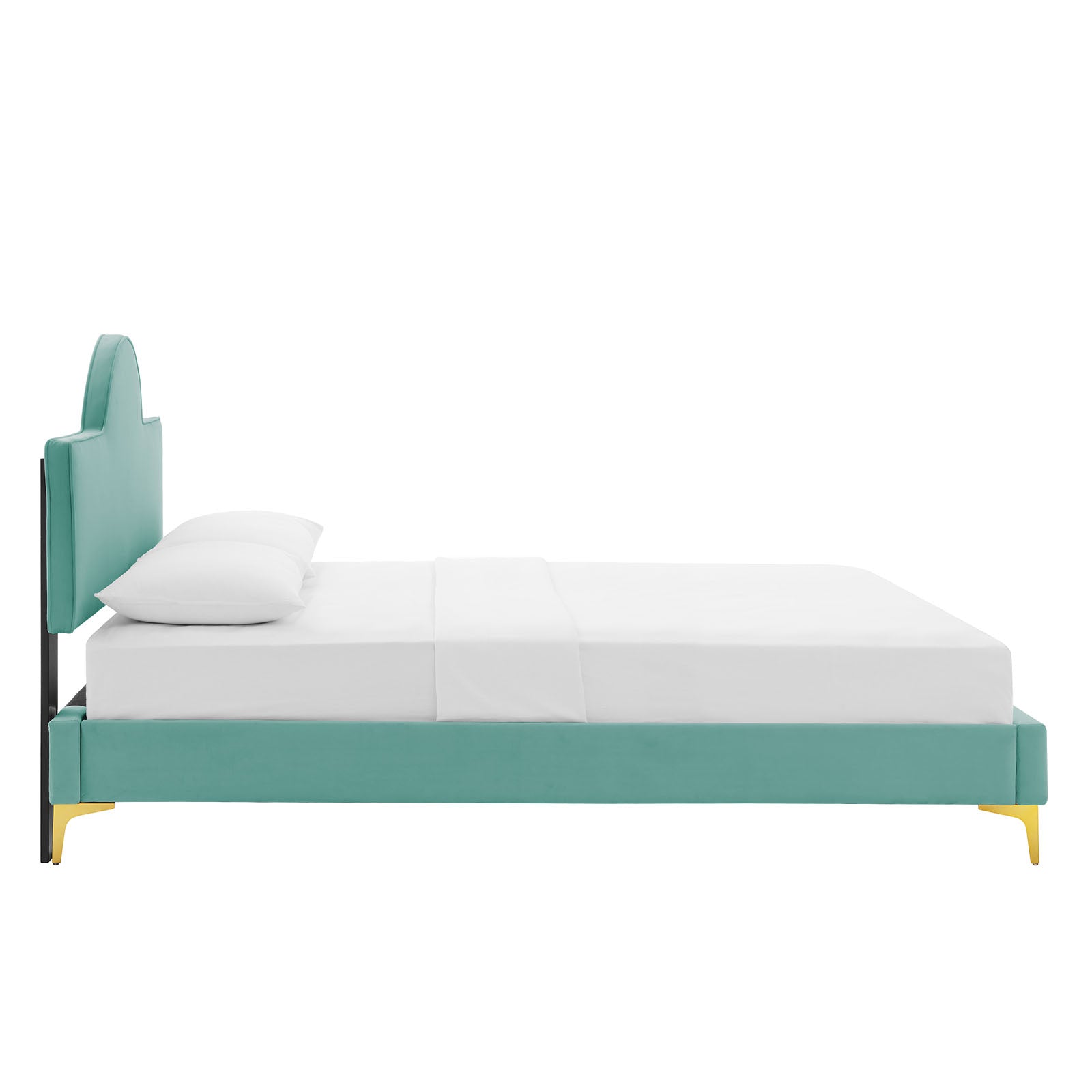 Sunny Performance Velvet Twin Bed By Modway | Beds | Modishstore-31