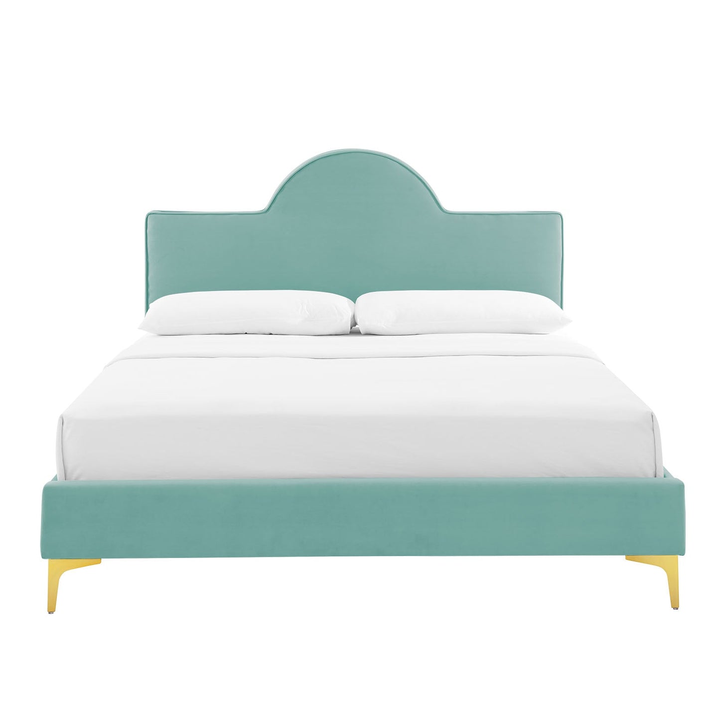 Sunny Performance Velvet Twin Bed By Modway | Beds | Modishstore-32