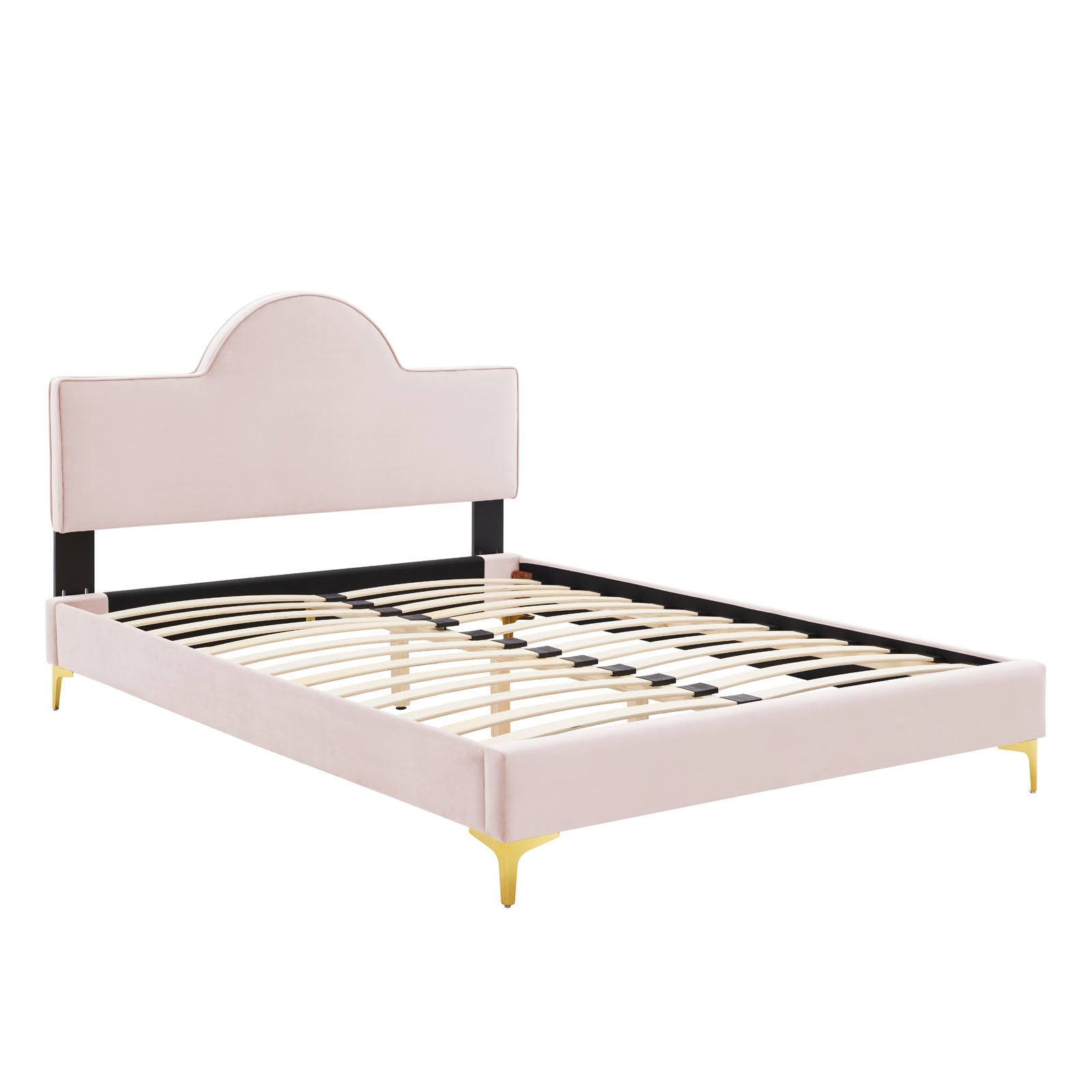 Sunny Performance Velvet Twin Bed By Modway | Beds | Modishstore-48