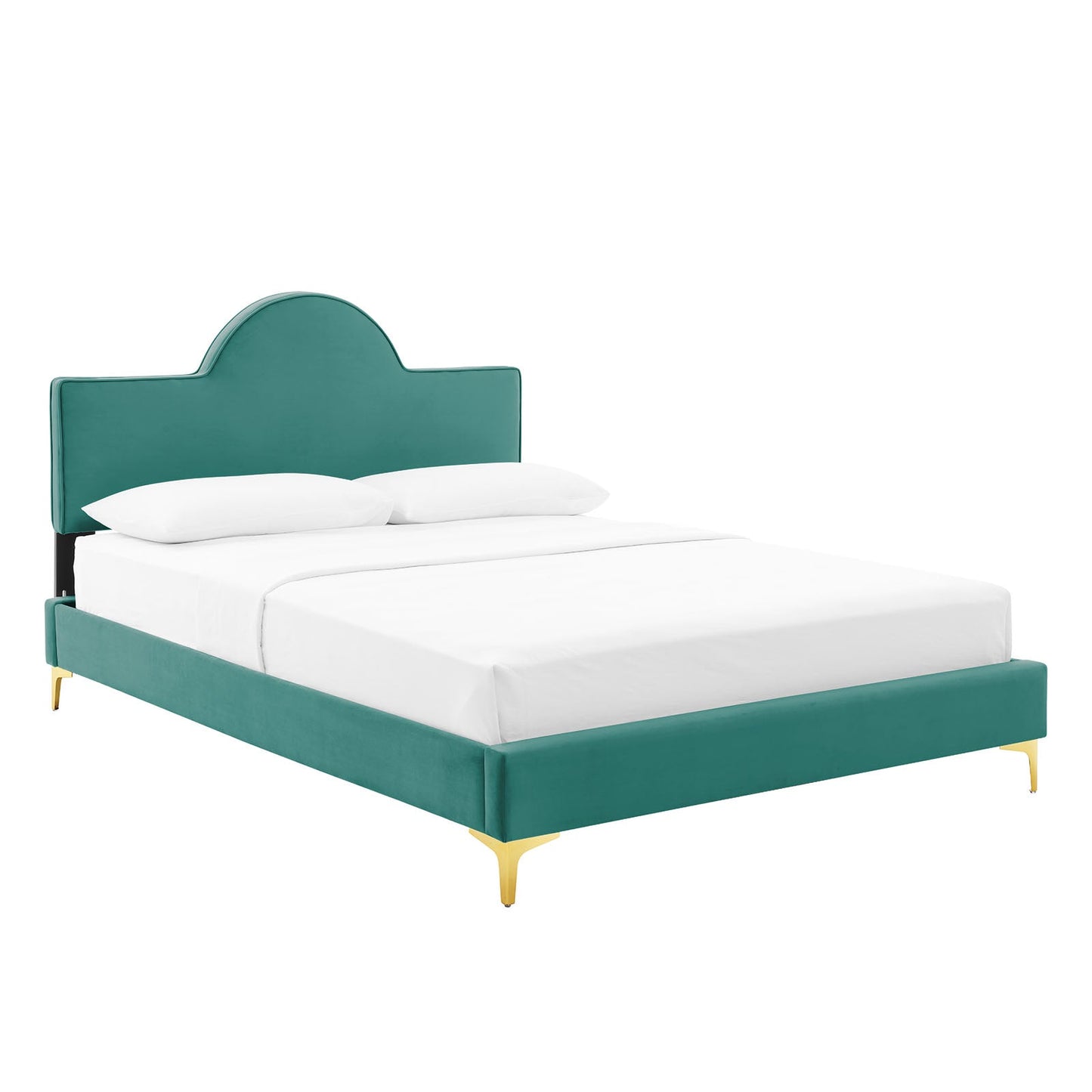 Sunny Performance Velvet Twin Bed By Modway | Beds | Modishstore-55