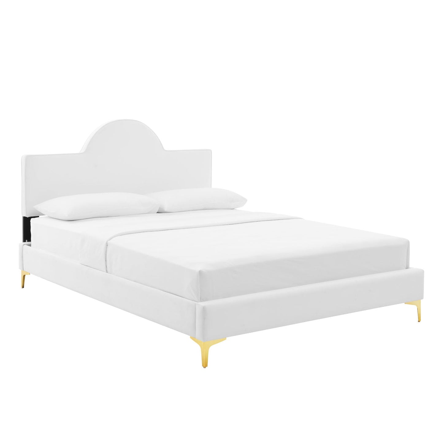 Sunny Performance Velvet Twin Bed By Modway | Beds | Modishstore-64