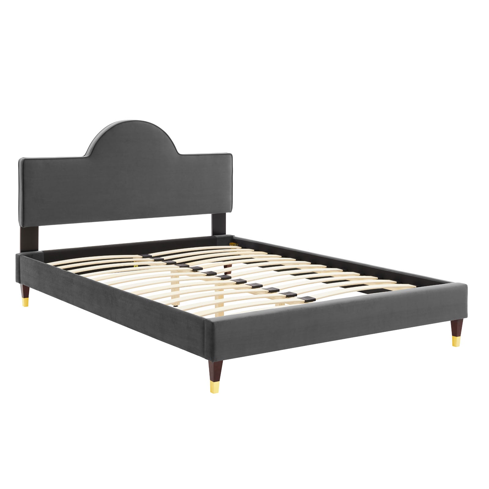 Aurora Performance Velvet Twin Bed By Modway | Beds | 