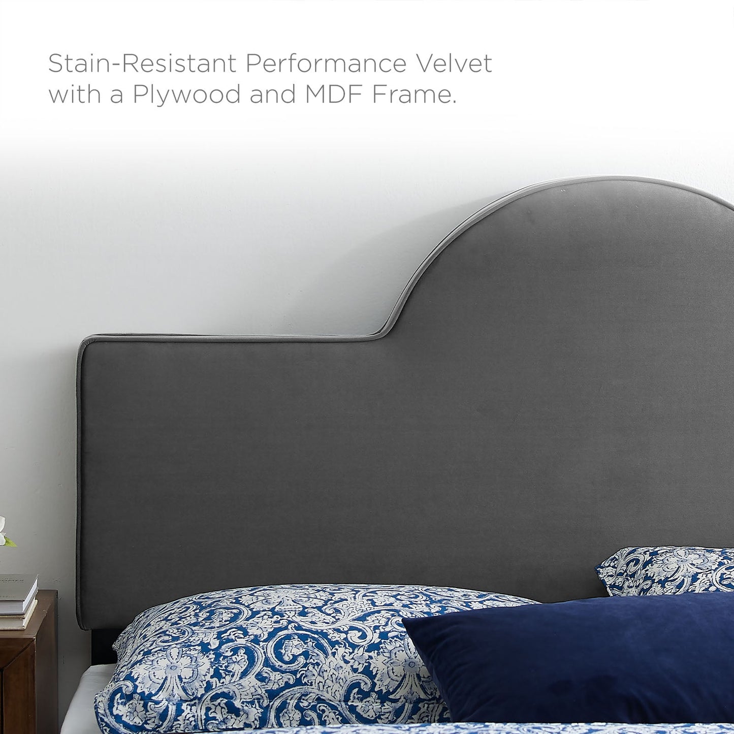 Aurora Performance Velvet Twin Bed By Modway | Beds | 