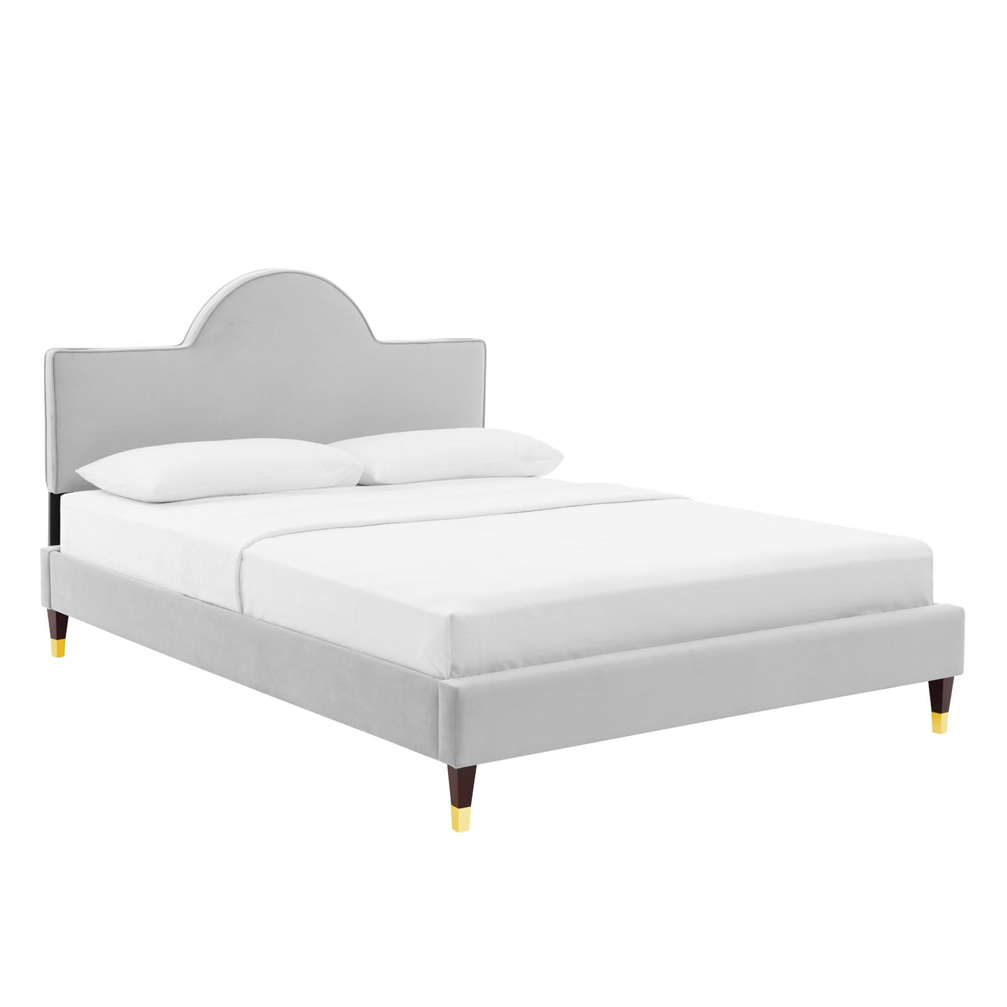 Aurora Performance Velvet Twin Bed By Modway | Beds | 
