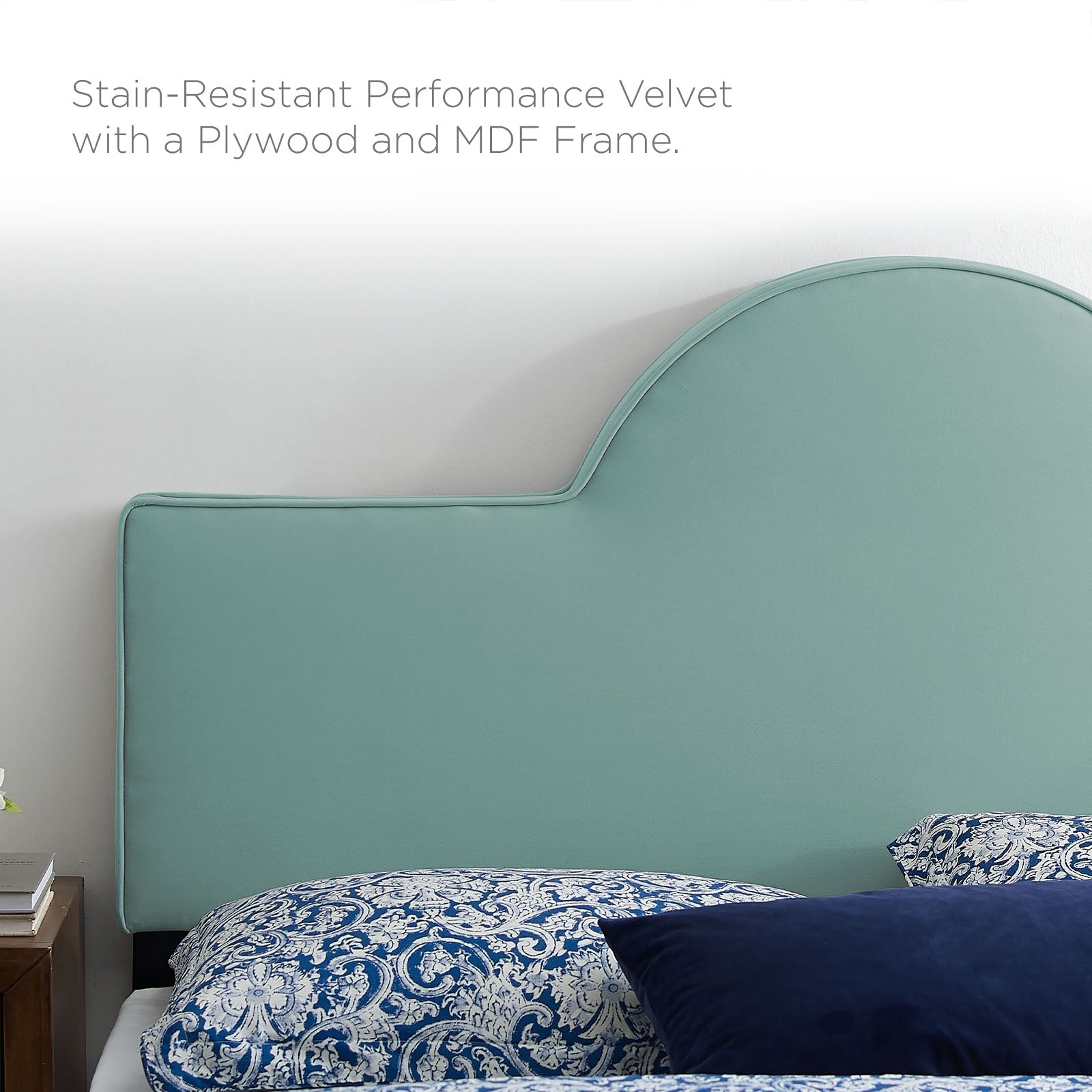 Aurora Performance Velvet Twin Bed By Modway | Beds | 