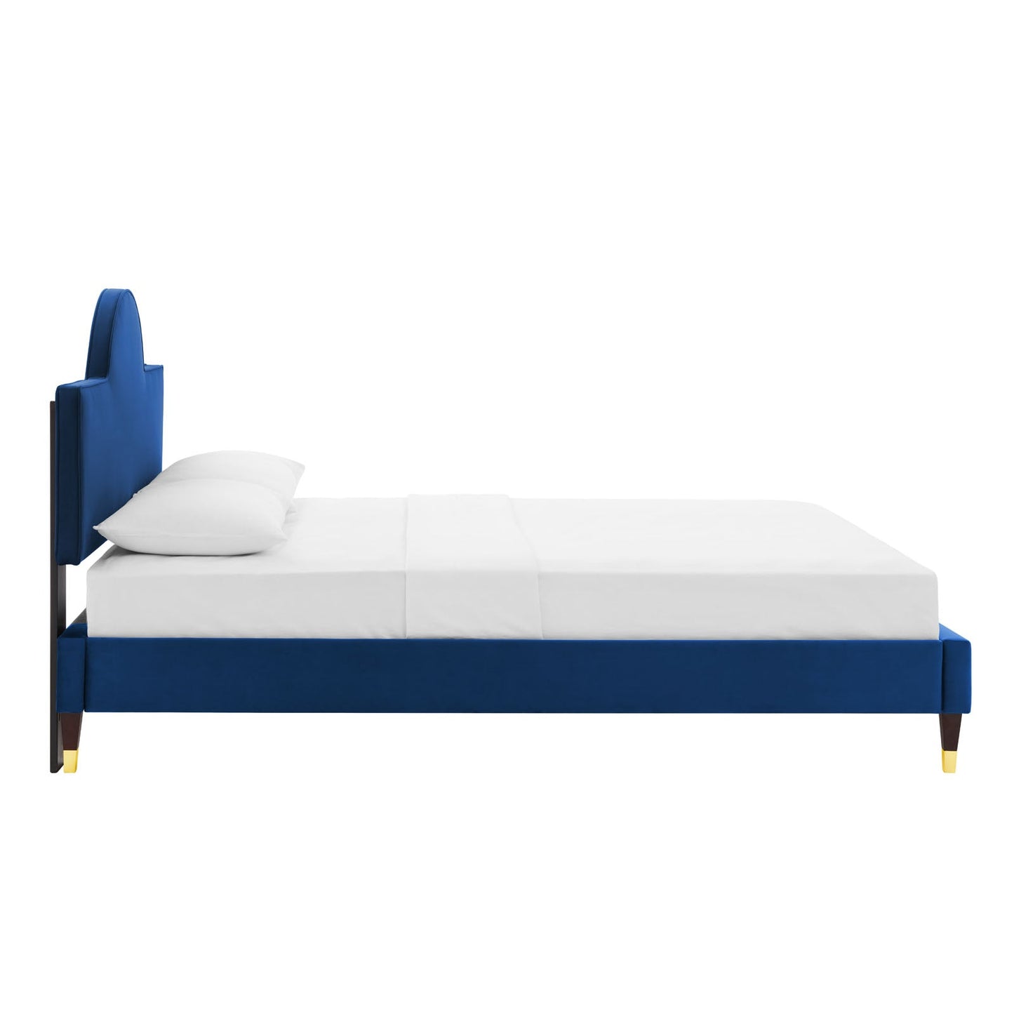 Aurora Performance Velvet King Bed By Modway | Beds | 