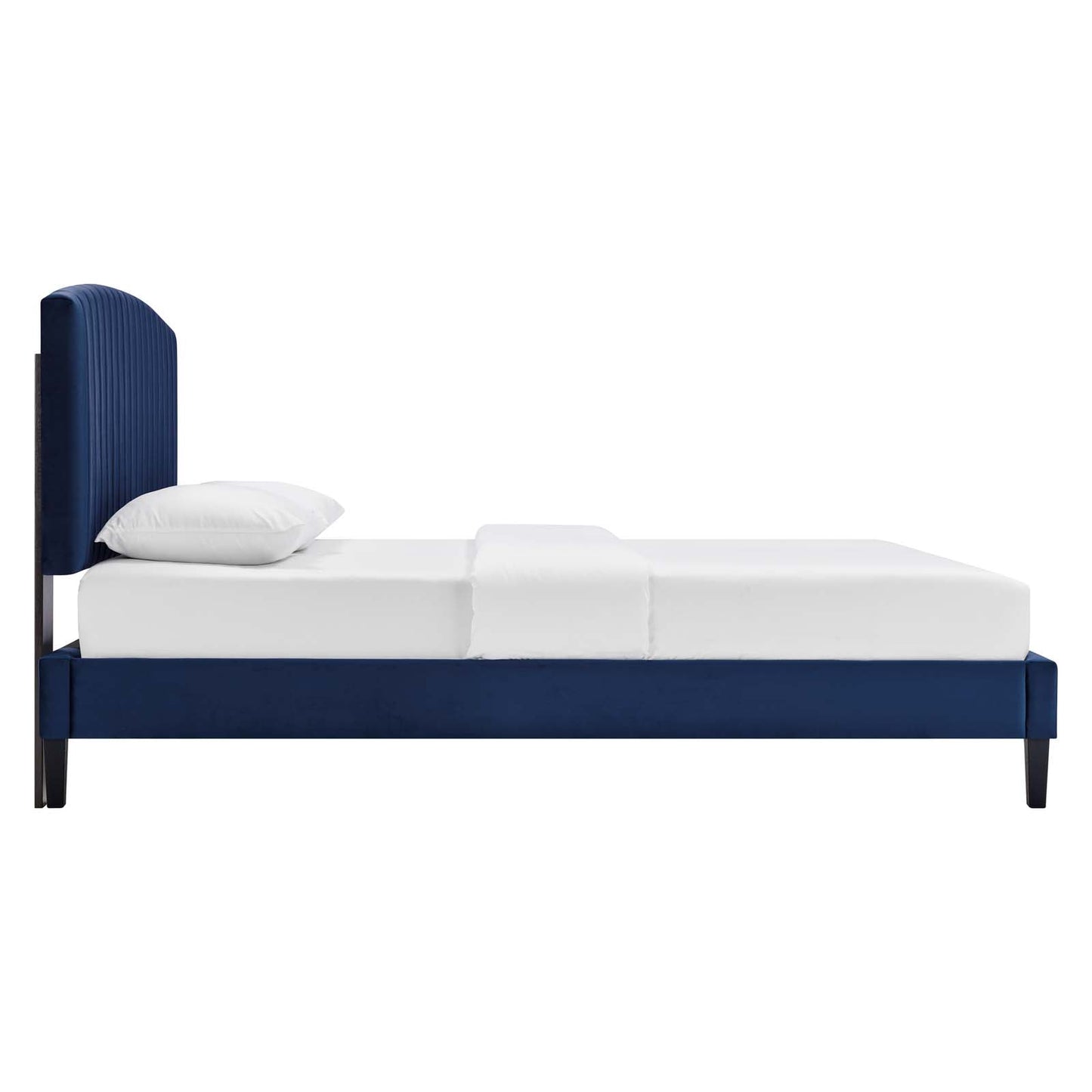 Alessi Performance Velvet King Platform Bed By Modway - MOD-7045-CHA | Beds |  Modishstore - 18