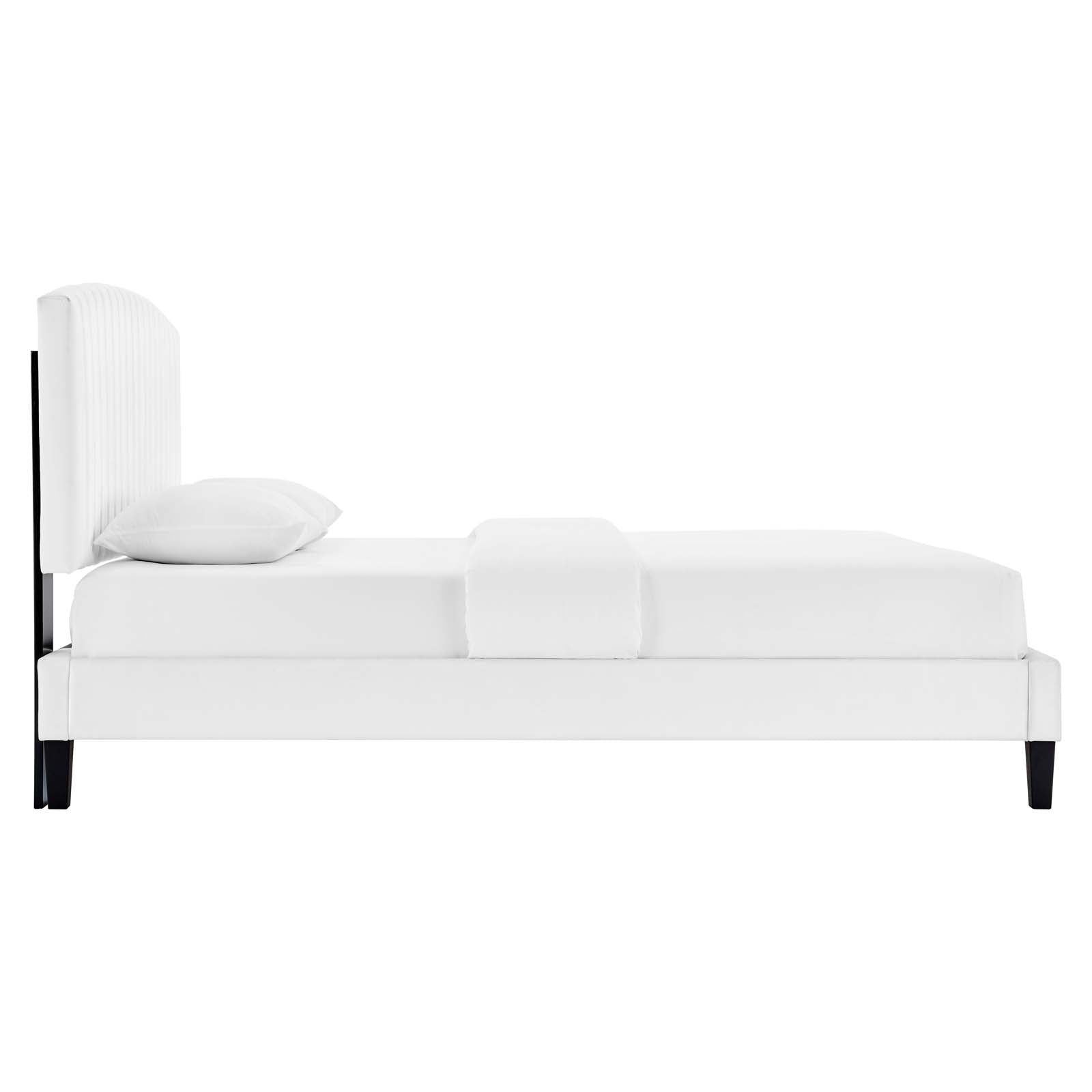 Alessi Performance Velvet King Platform Bed By Modway - MOD-7045-CHA | Beds |  Modishstore - 34
