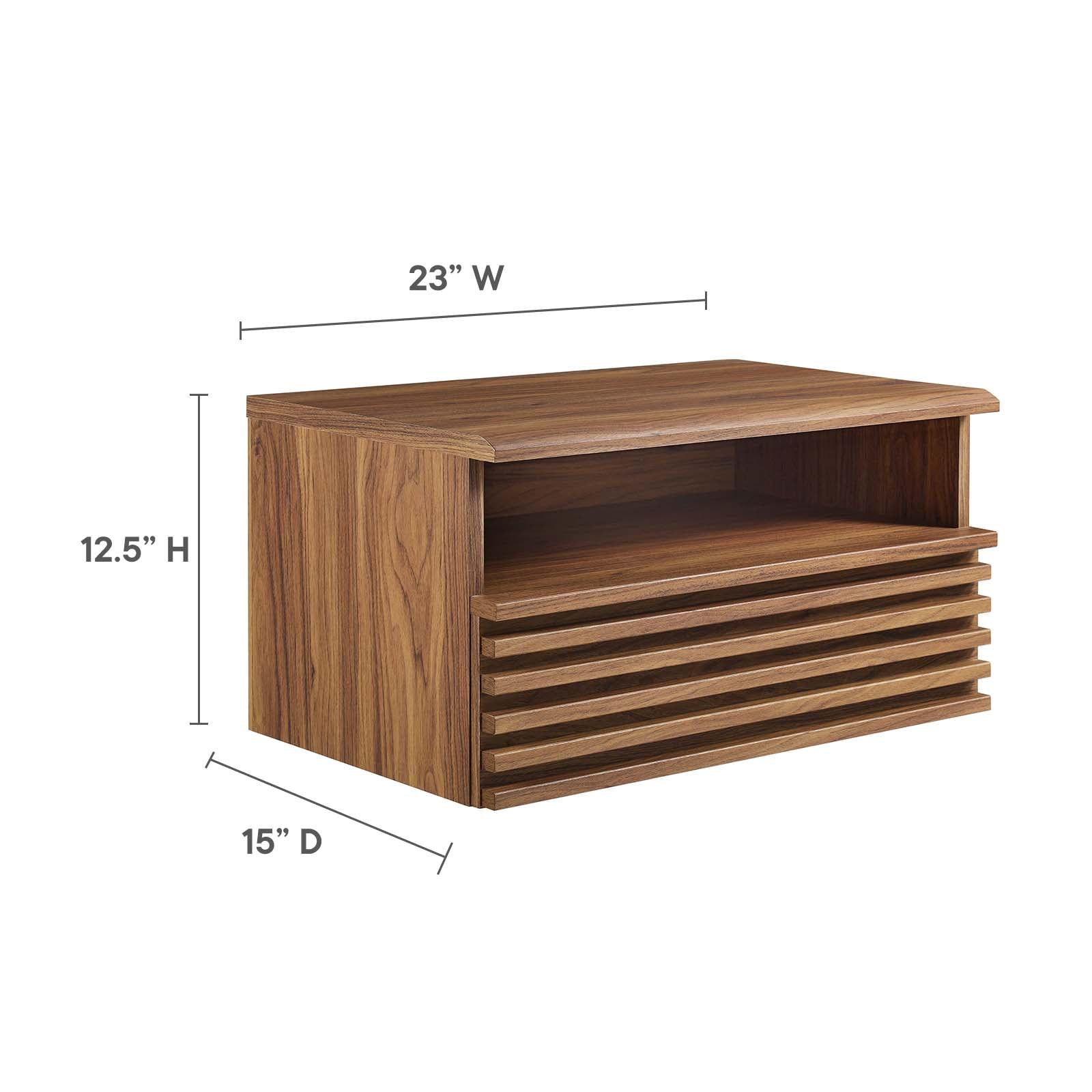 Render Wall-Mount Nightstand By Modway - MOD-7058 | Nightstands | Modishstore - 22