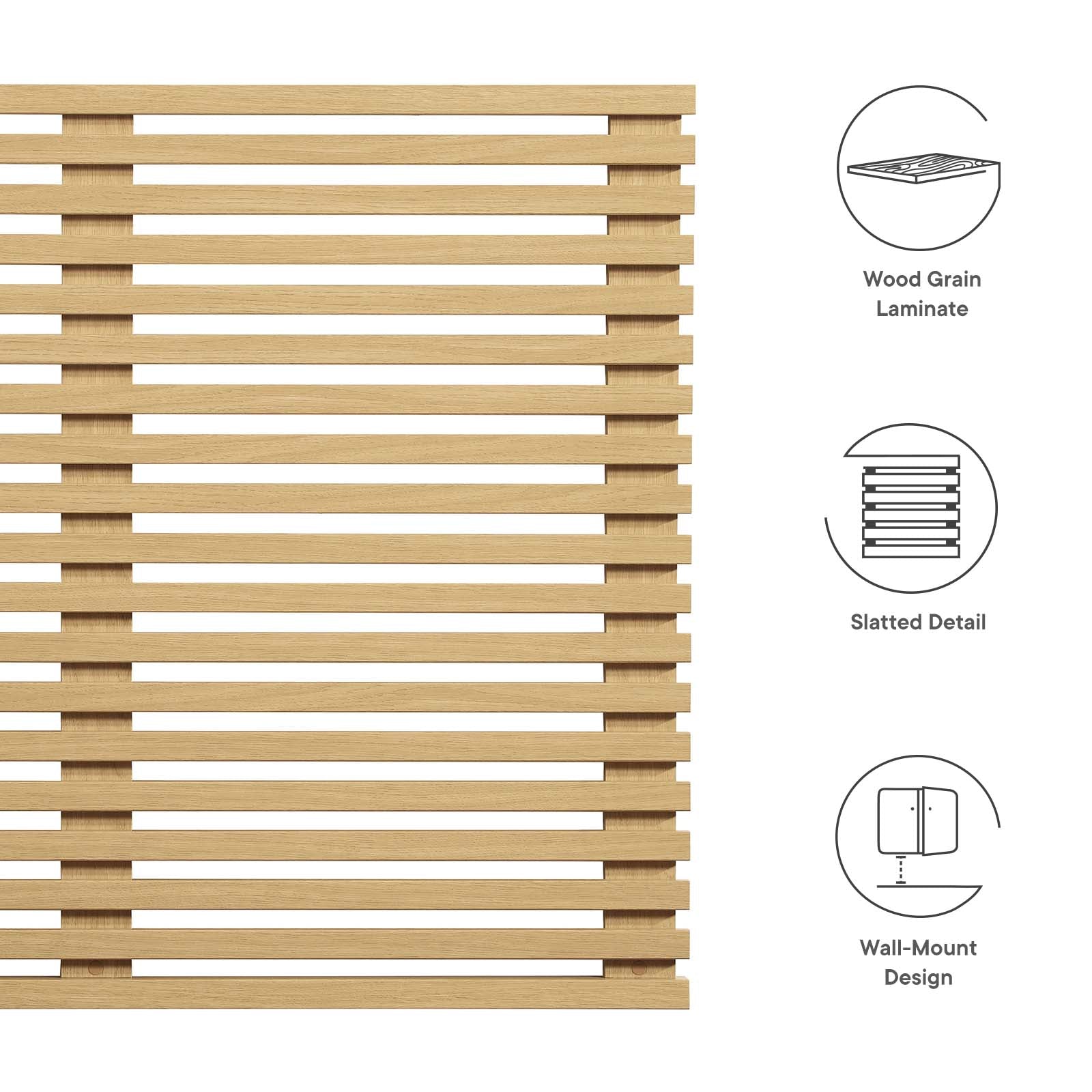Render Wall Mount Twin Headboard By Modway - MOD-7061 | Headboards | Modishstore - 12