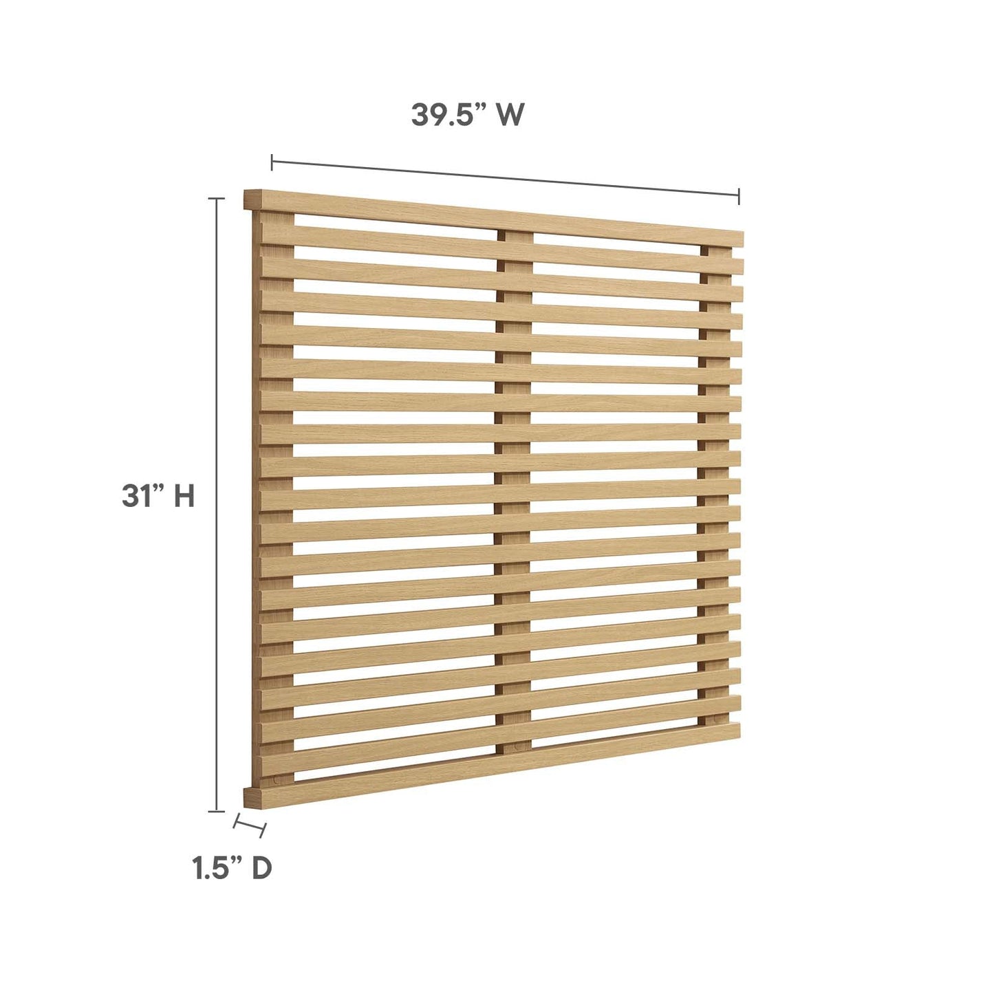 Render Wall Mount Twin Headboard By Modway - MOD-7061 | Headboards | Modishstore - 13