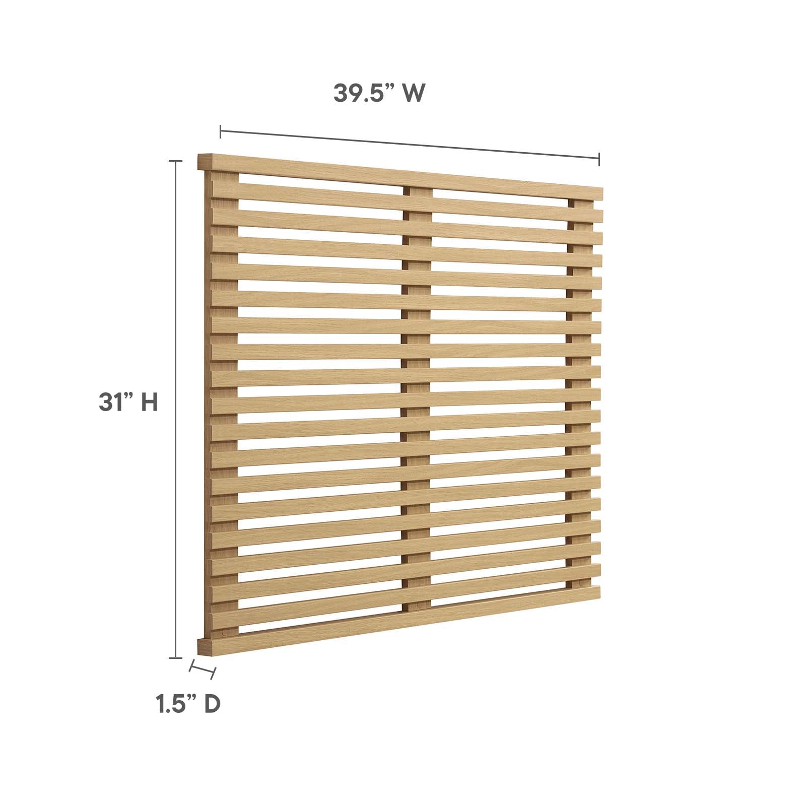 Render Wall Mount Twin Headboard By Modway - MOD-7061 | Headboards | Modishstore - 13