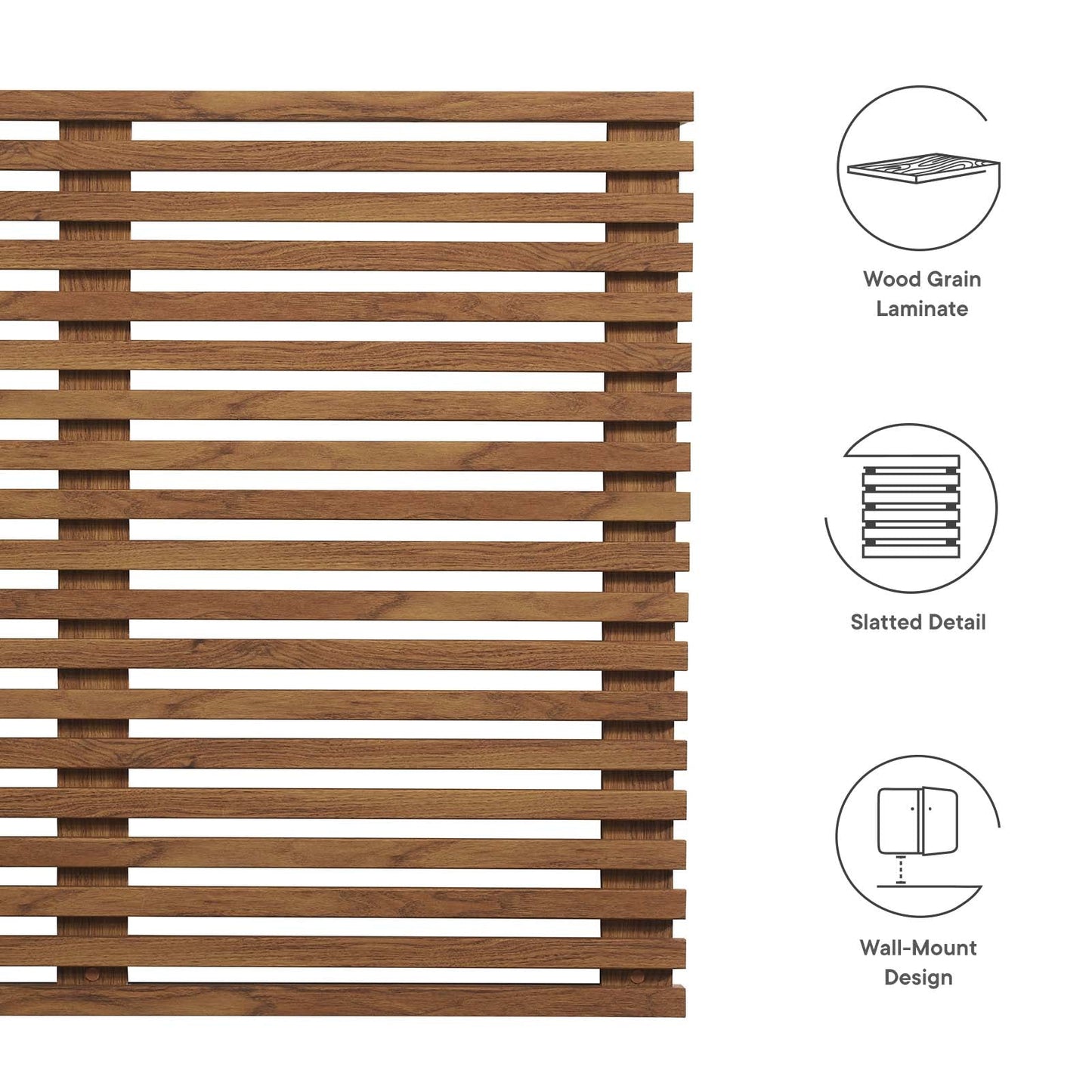 Render Wall Mount Twin Headboard By Modway - MOD-7061 | Headboards | Modishstore - 19