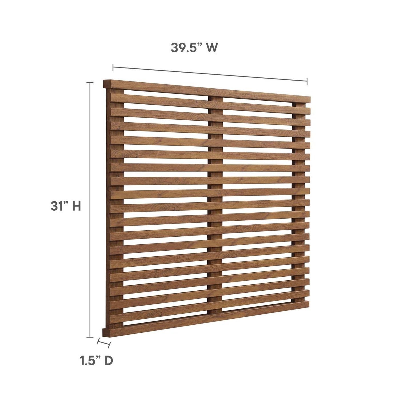 Render Wall Mount Twin Headboard By Modway - MOD-7061 | Headboards | Modishstore - 20
