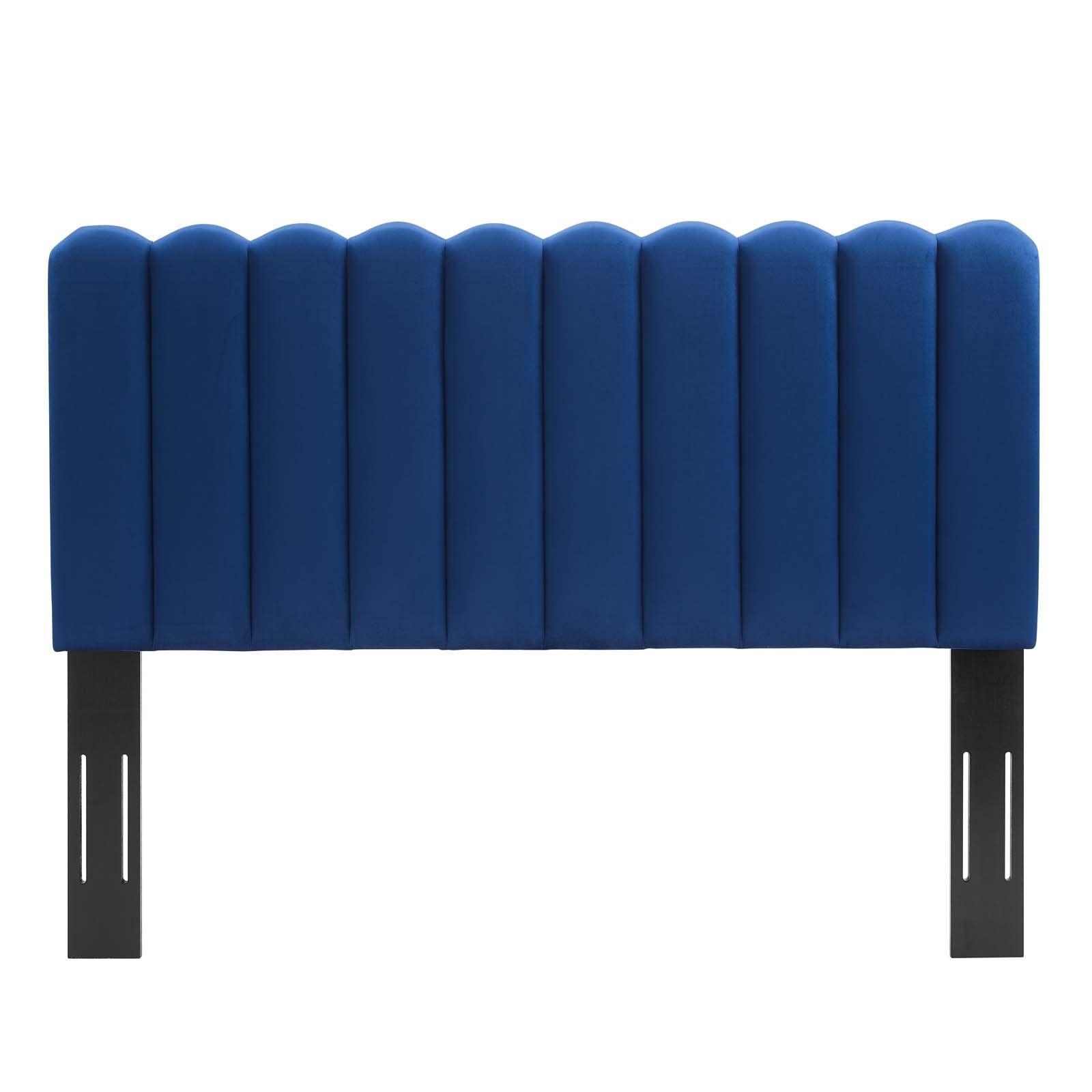Reagan King Performance Velvet Platform Bed By Modway - MOD-7076 | Beds | Modishstore - 66