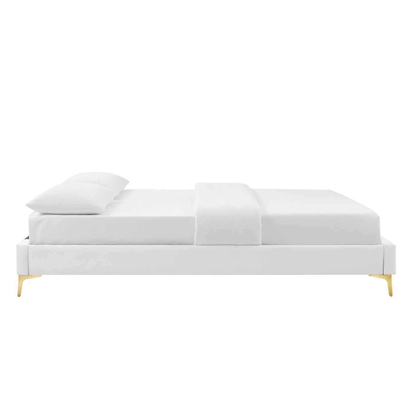 Reagan King Performance Velvet Platform Bed By Modway - MOD-7076 | Beds | Modishstore - 128
