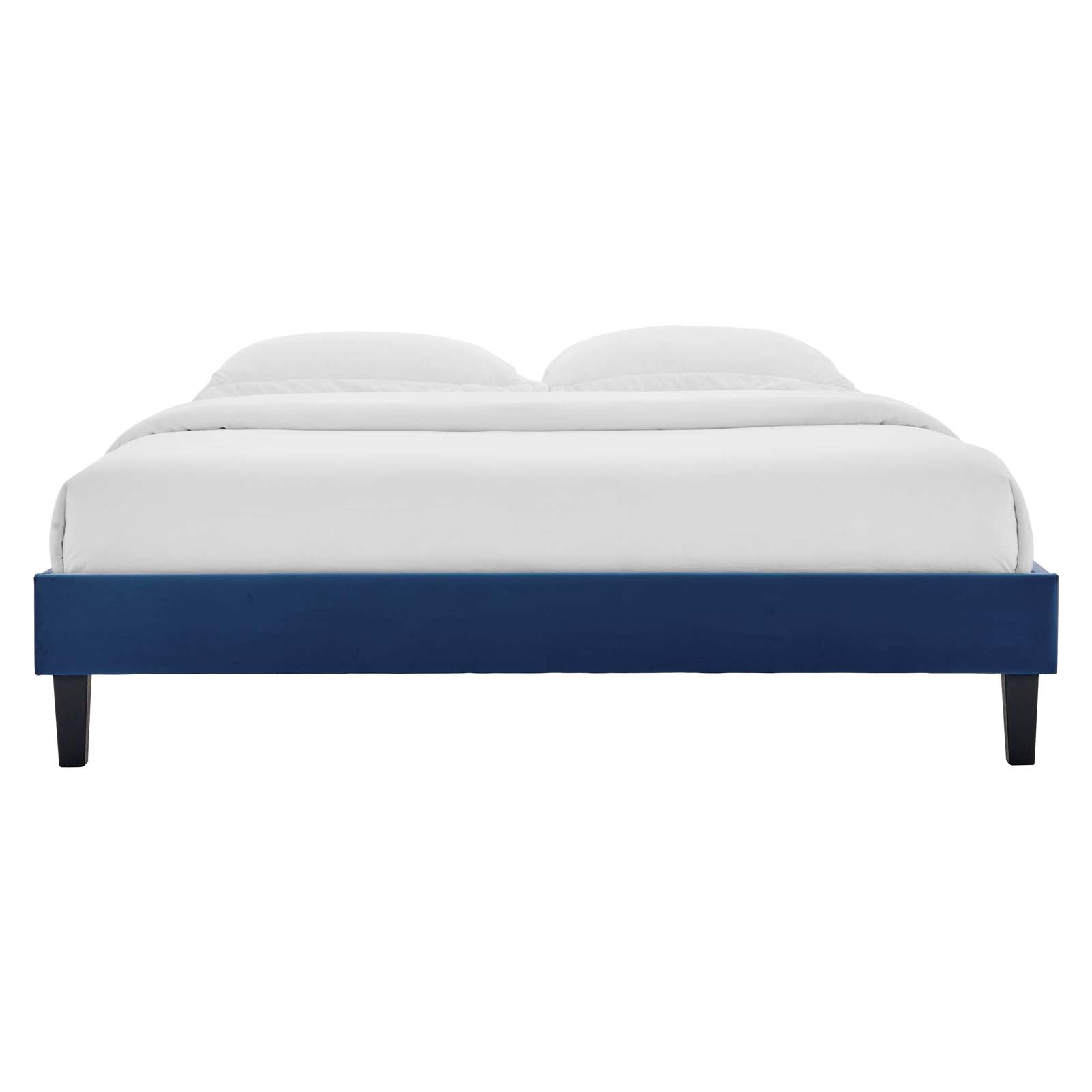 Reagan King Performance Velvet Platform Bed By Modway - MOD-7078 | Beds | Modishstore - 80
