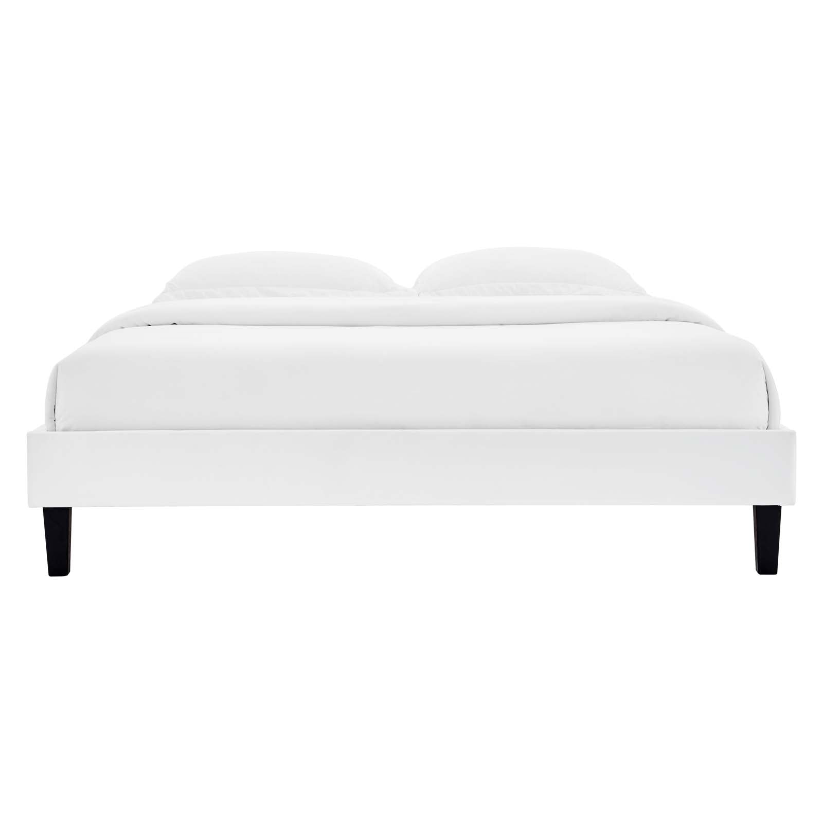 Reagan King Performance Velvet Platform Bed By Modway - MOD-7078 | Beds | Modishstore - 128