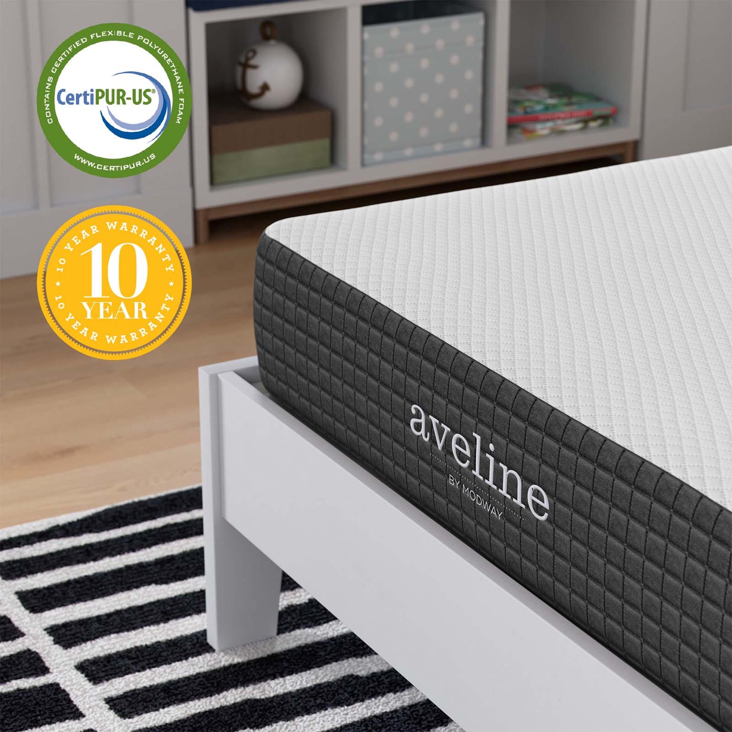 Aveline 8" Twin XL Mattress By Modway - MOD-7107 | Mattresses - 14