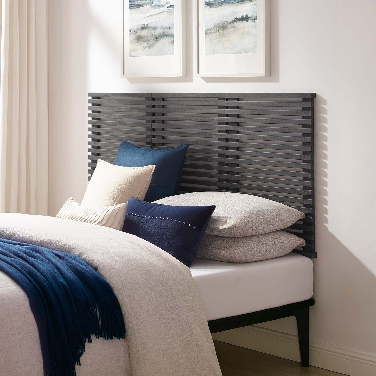 Render Wall Mount Queen Headboard By Modway - MOD-7110 | Headboards | Modishstore