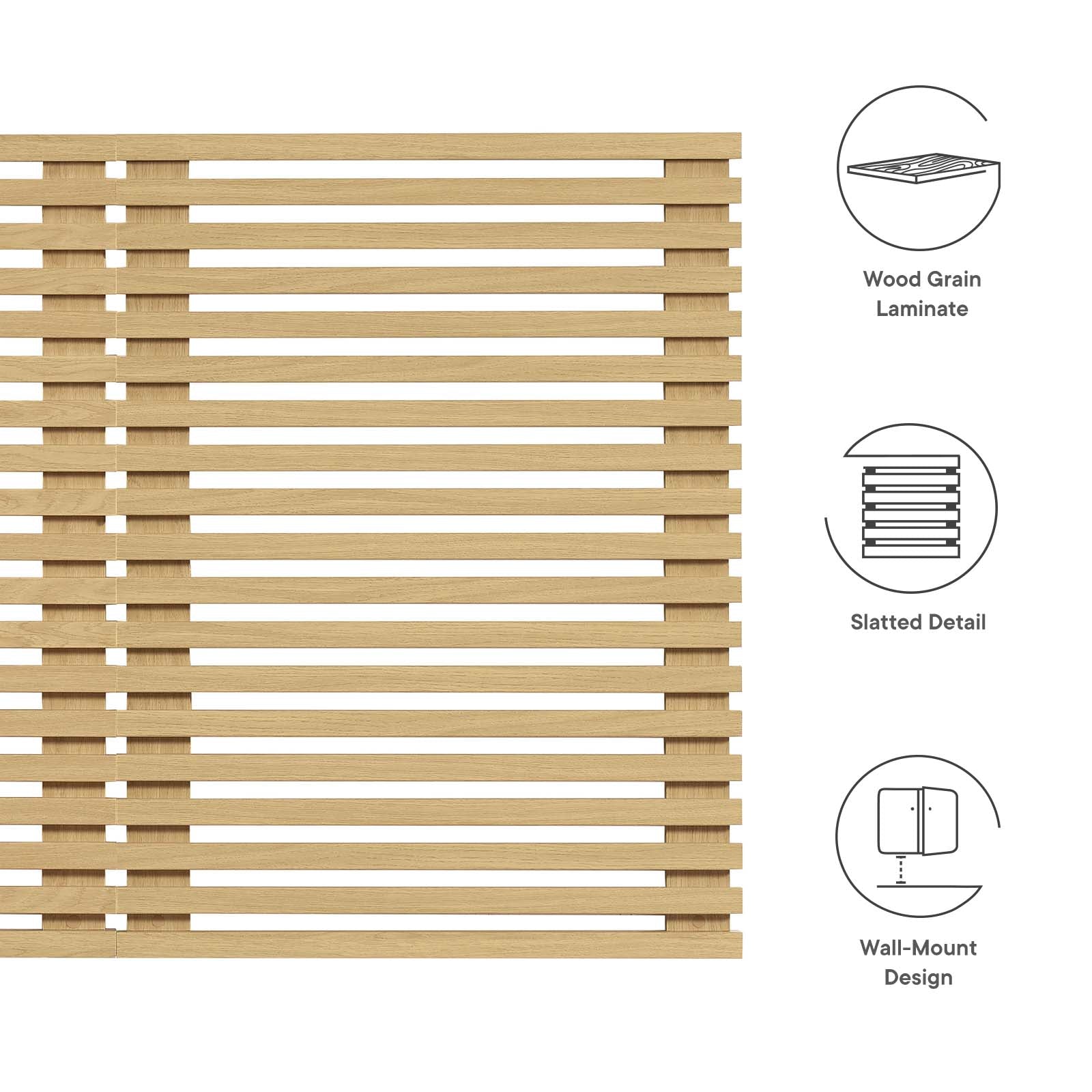 Render Wall Mount Queen Headboard By Modway - MOD-7110 | Headboards | Modishstore - 12