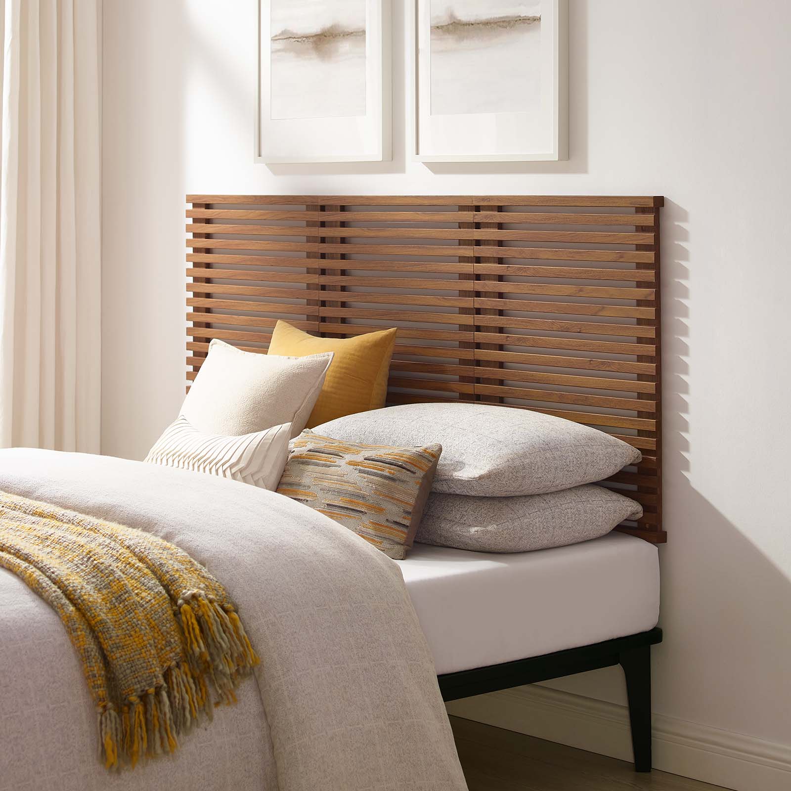 Render Wall Mount Queen Headboard By Modway - MOD-7110 | Headboards | Modishstore - 15