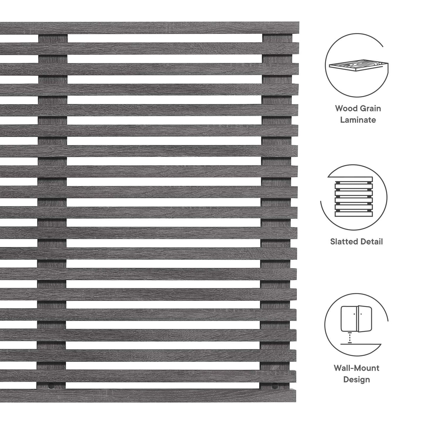 Render Wall Mount King Headboard By Modway - MOD-7111 | Headboards | Modishstore - 5