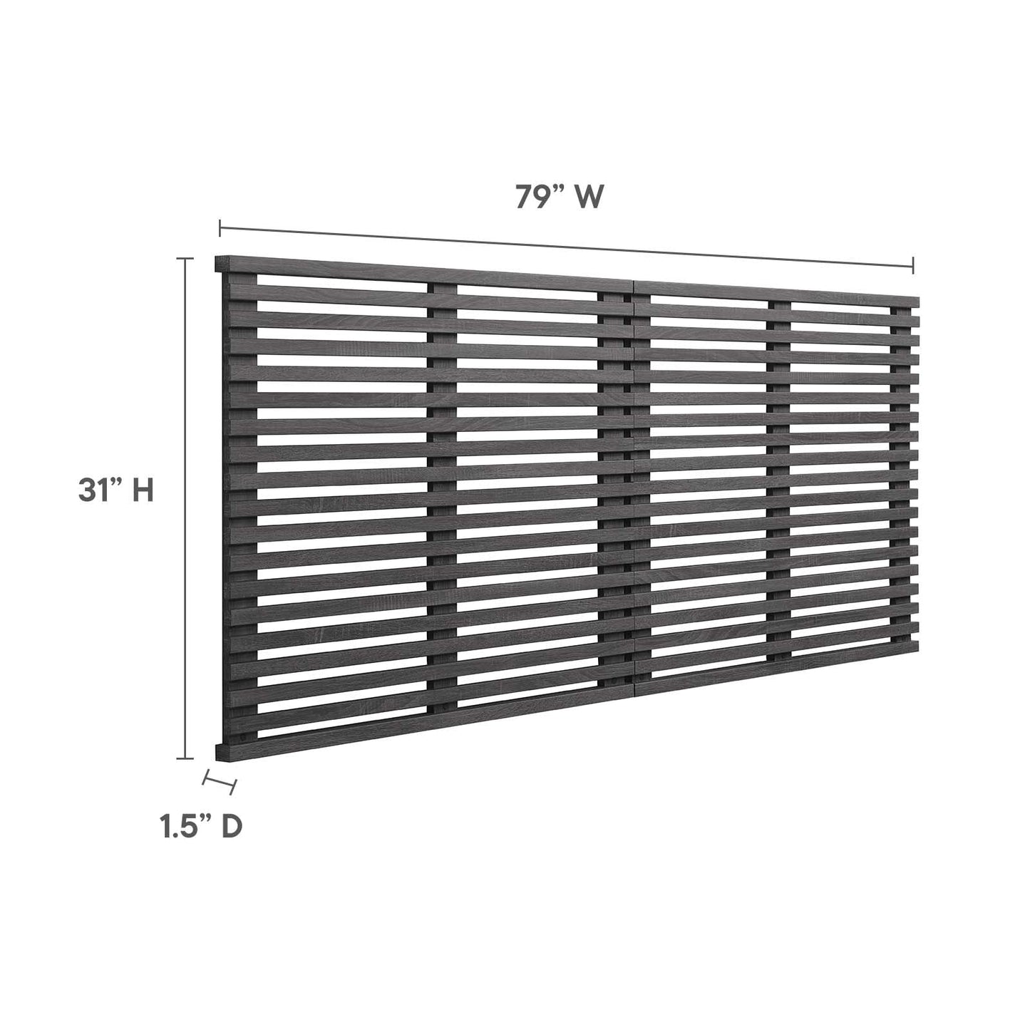Render Wall Mount King Headboard By Modway - MOD-7111 | Headboards | Modishstore - 6