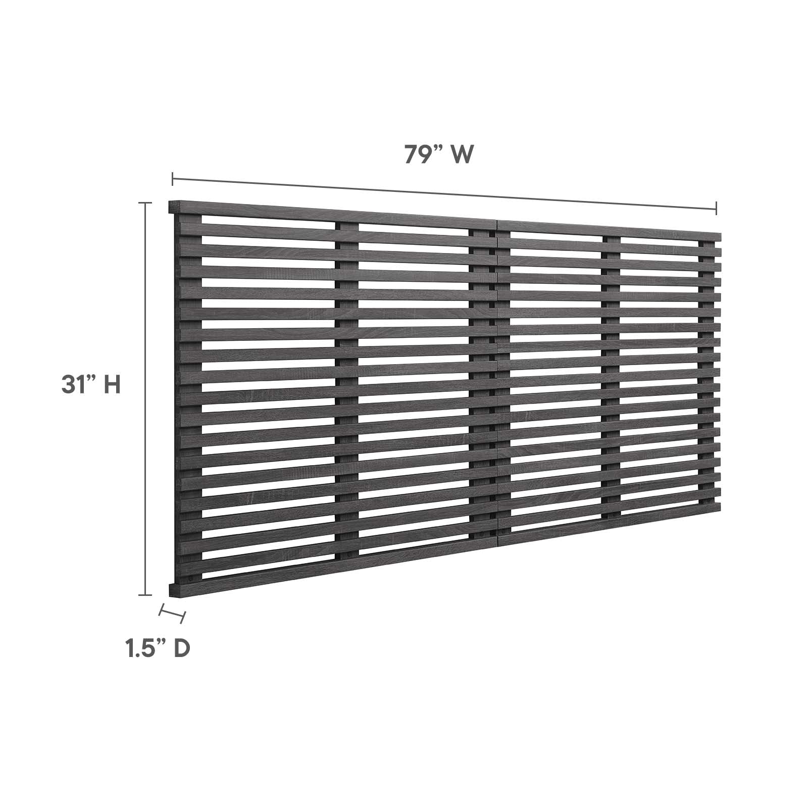 Render Wall Mount King Headboard By Modway - MOD-7111 | Headboards | Modishstore - 6
