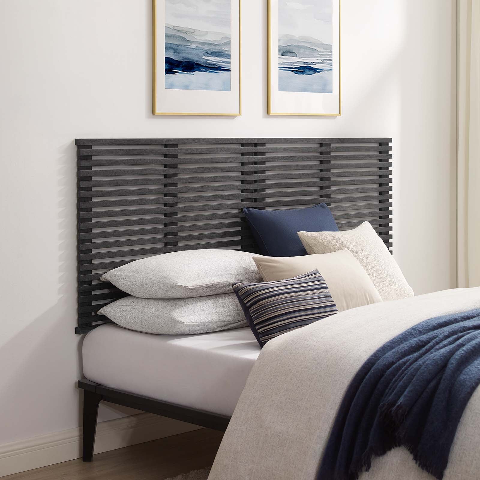 Render Wall Mount King Headboard By Modway - MOD-7111 | Headboards | Modishstore