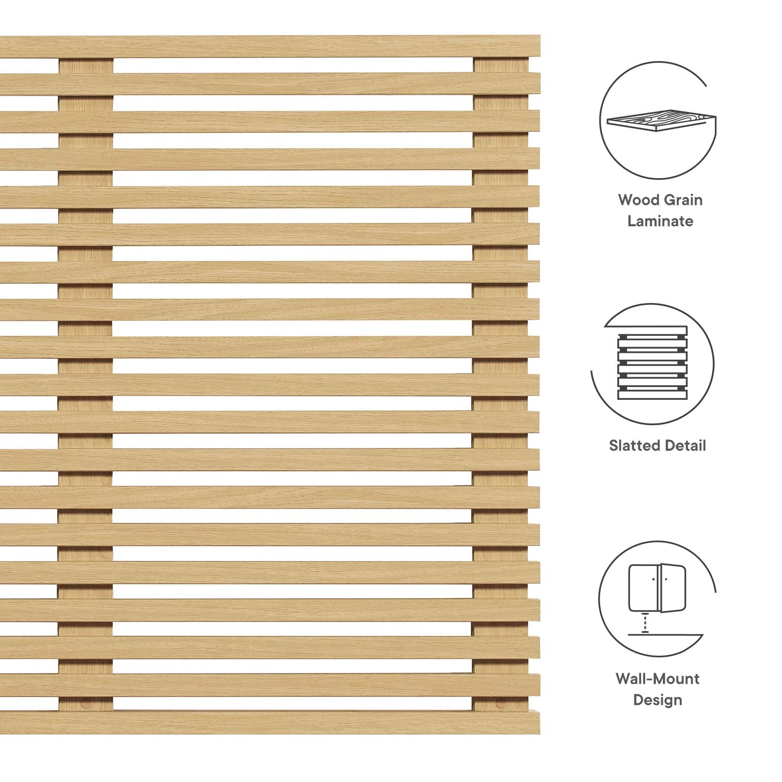 Render Wall Mount King Headboard By Modway - MOD-7111 | Headboards | Modishstore - 12